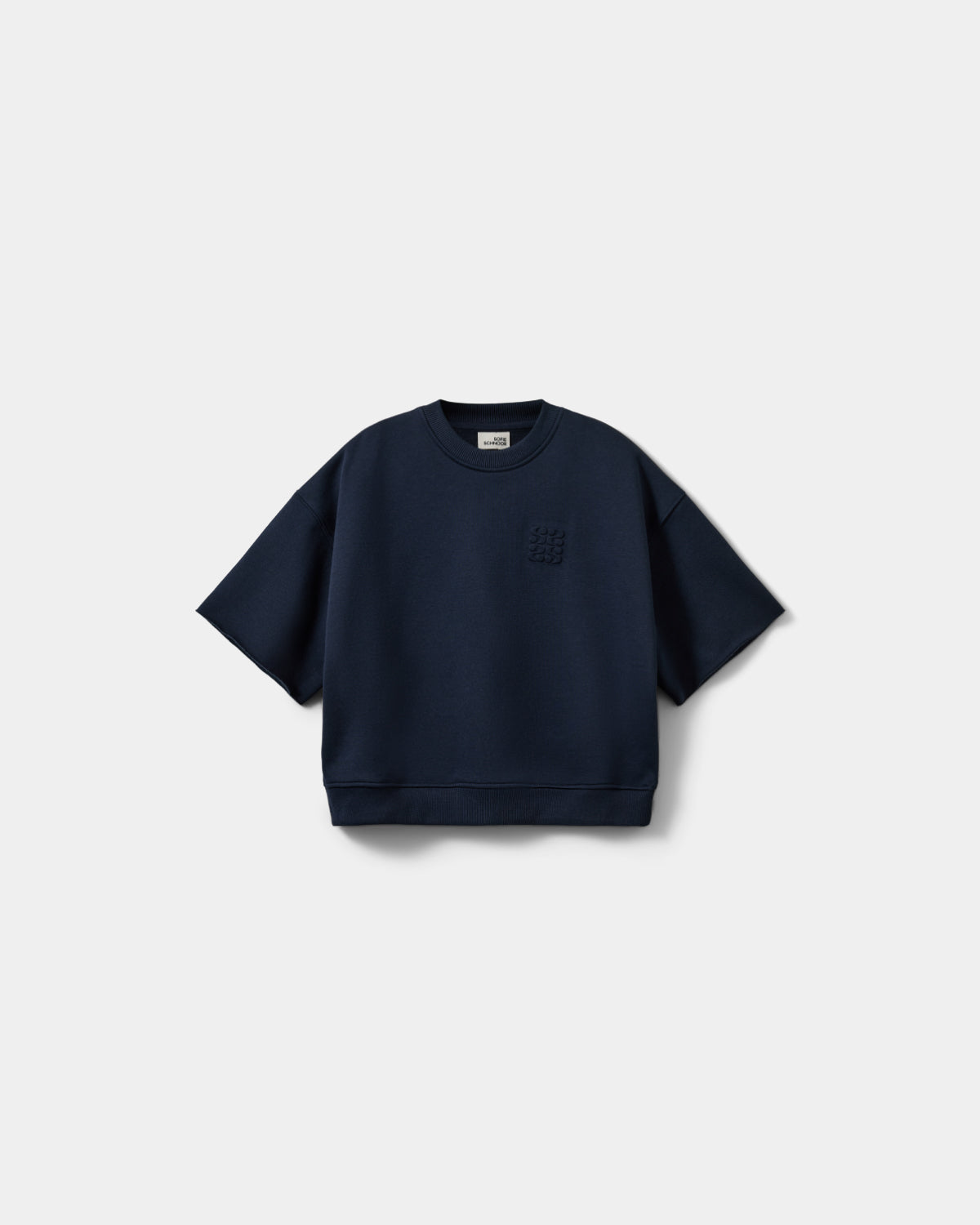 sofie-schnoor-young-eloisesy-sweatshirt-navy-kurzarm image 1