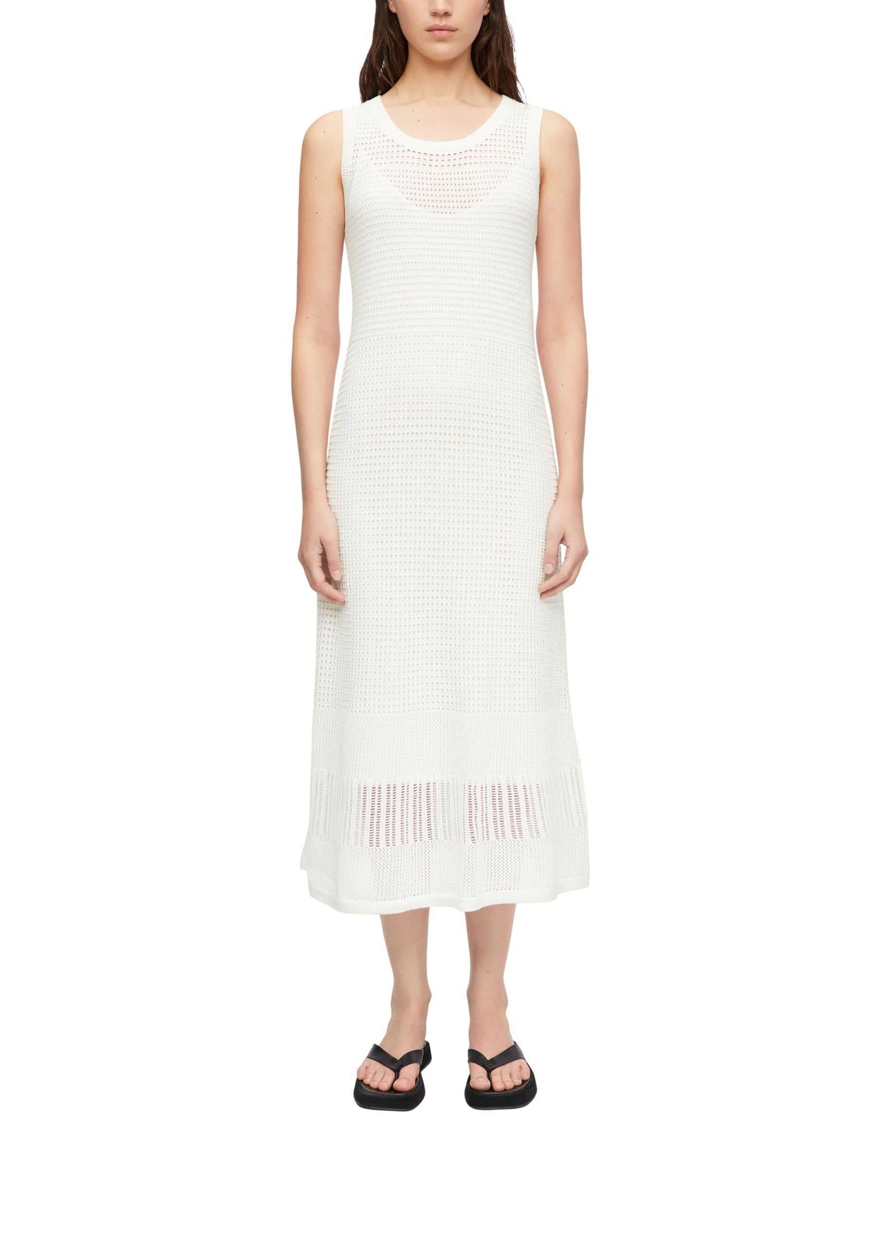 comma-dresses-fit-and-flare-strickkleid-midi-gr-40 image 1