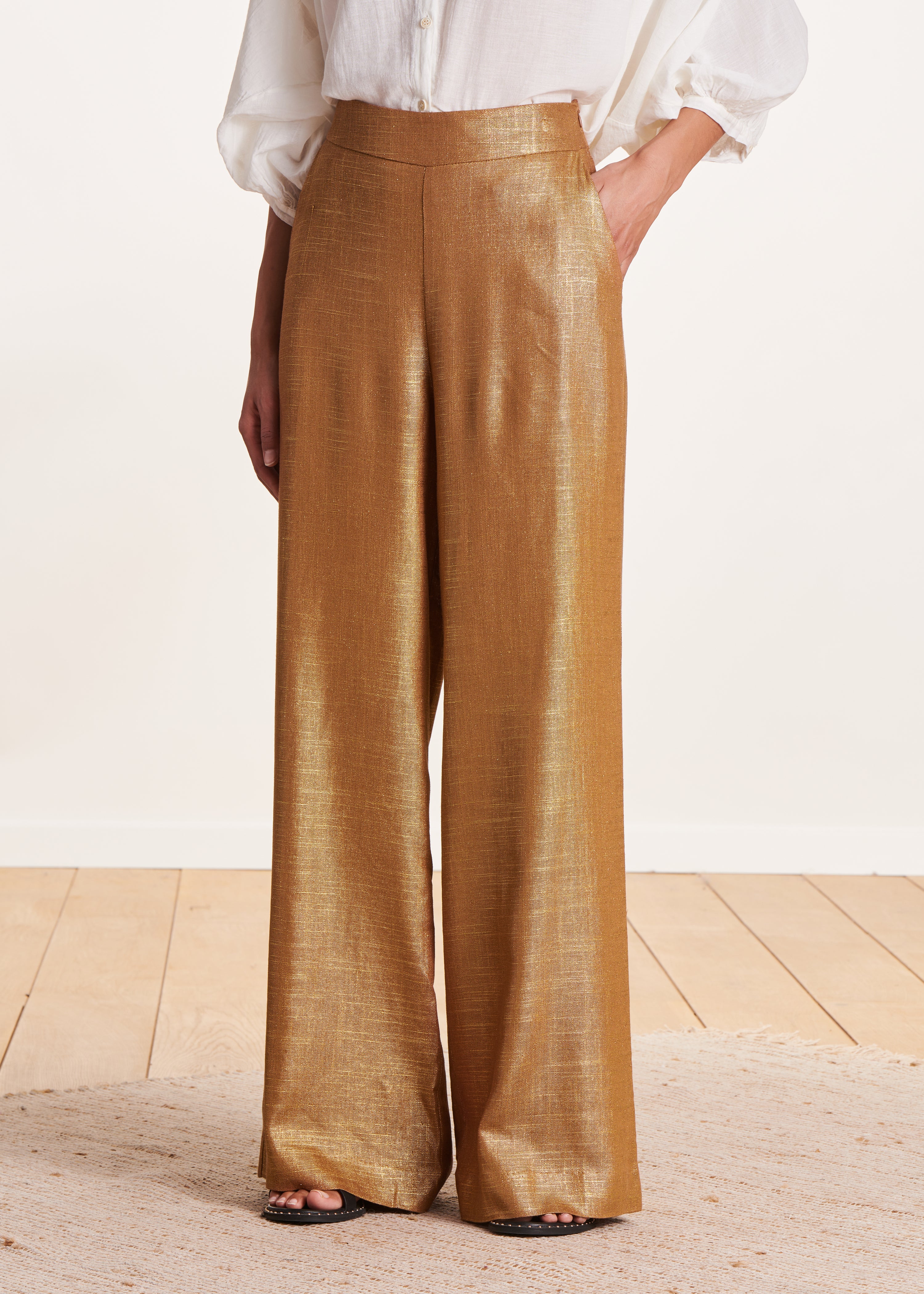 la-f-e-marabout-e-derick-hose-bronze-gr-38-leinen image 2