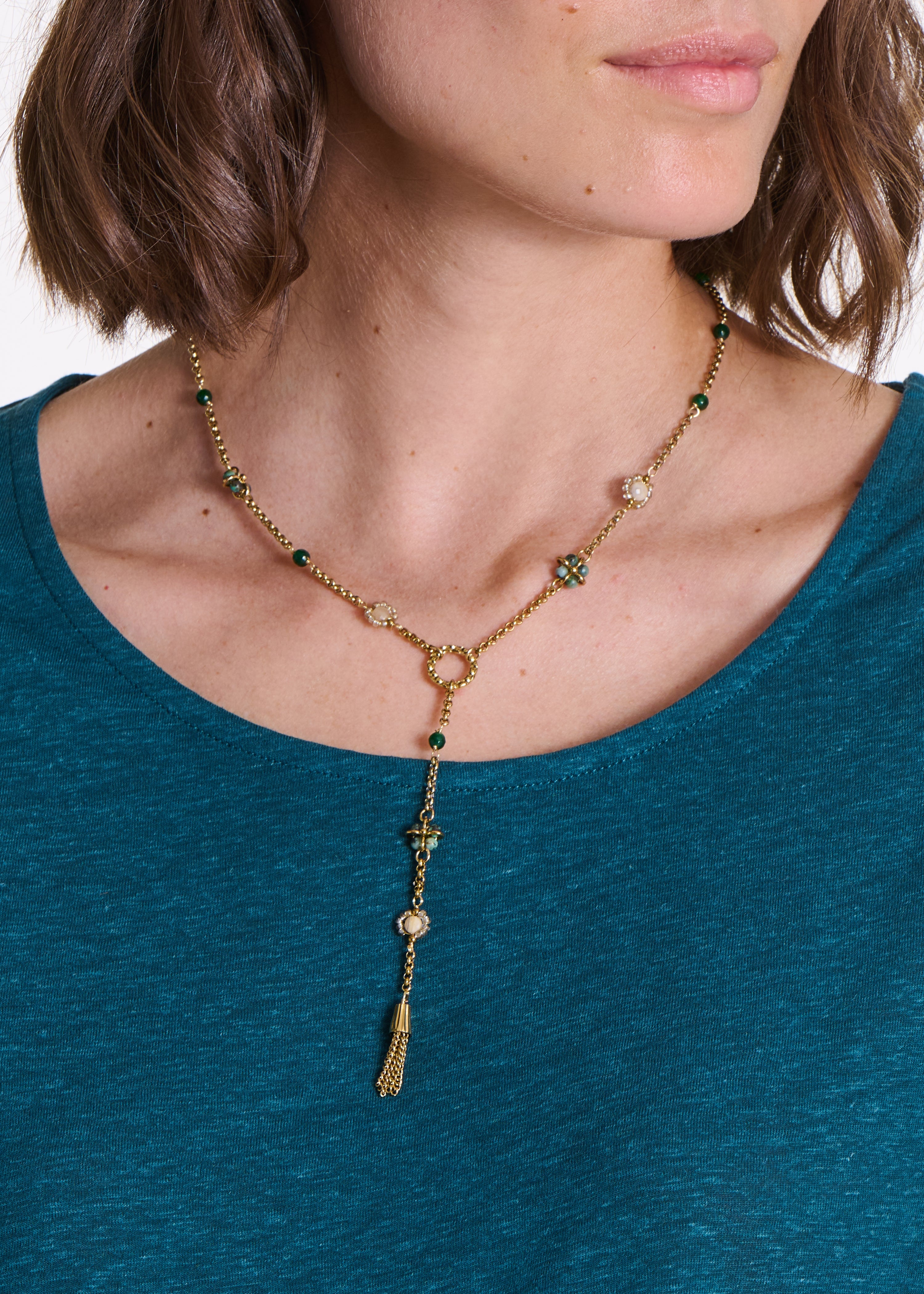 la-f-e-marabout-e-collier-halskette-gold-mintgr-n-tu image 1