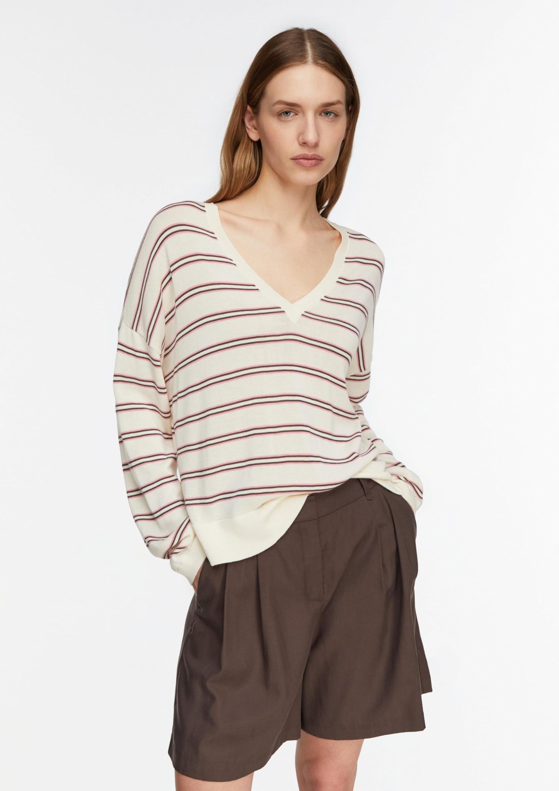 comma-knitwear-strickpullover-gestreift-v-ausschnitt-gr-e-l image 6