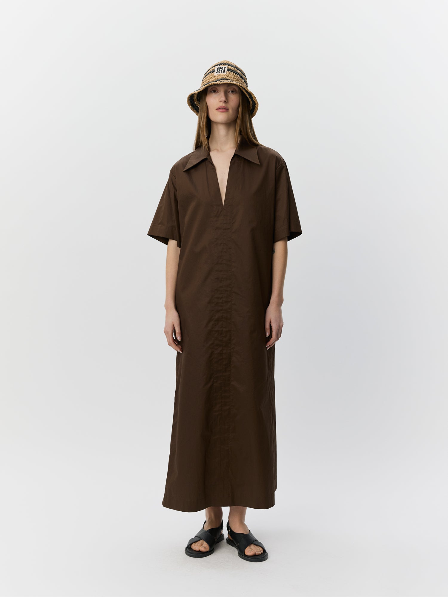 sofie-schnoor-women-asanasw-hemdkleid-braun-baumwolle image 2