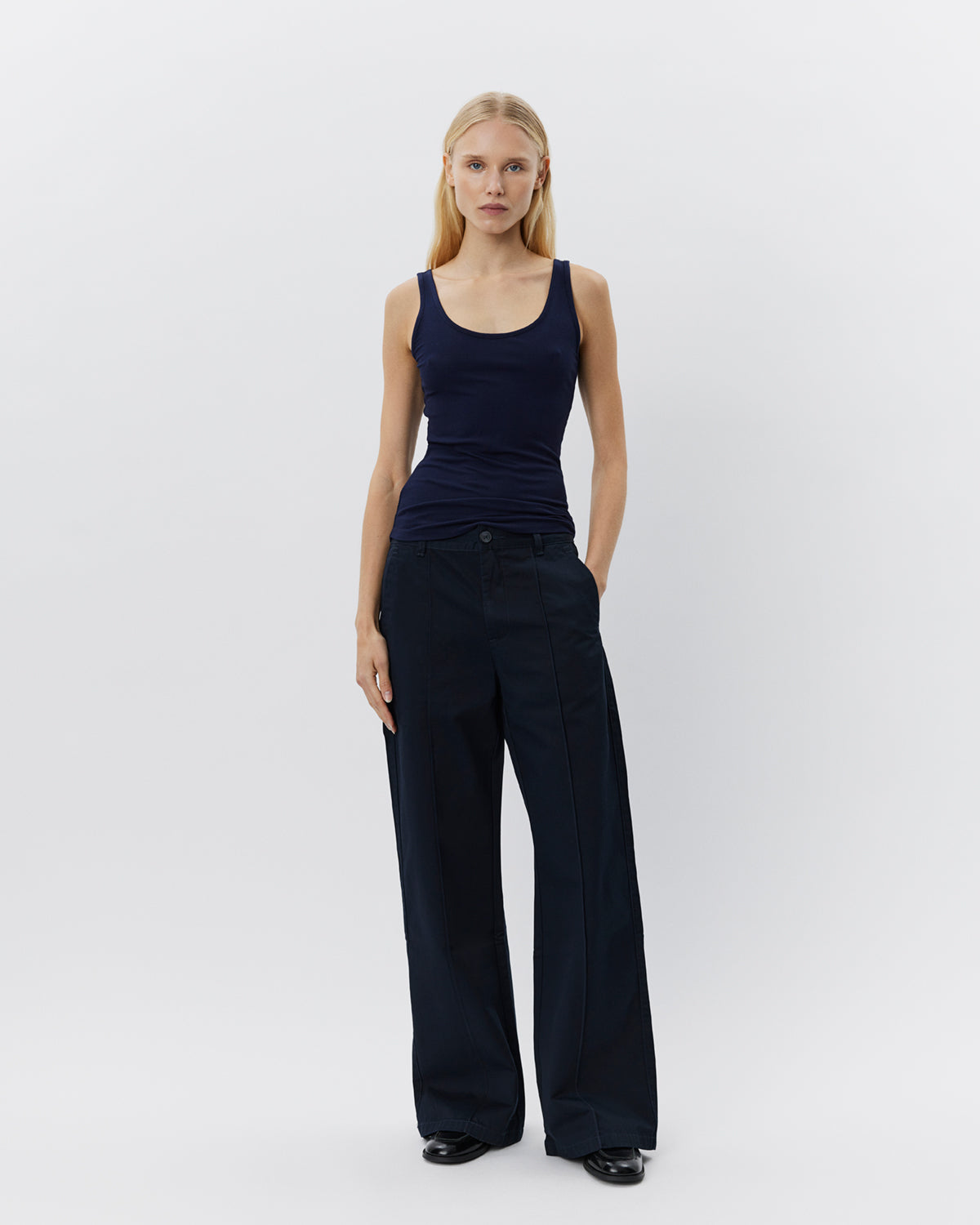 sofie-schnoor-izzasw-trousers-hose-navy-baumwolle-loose image 2