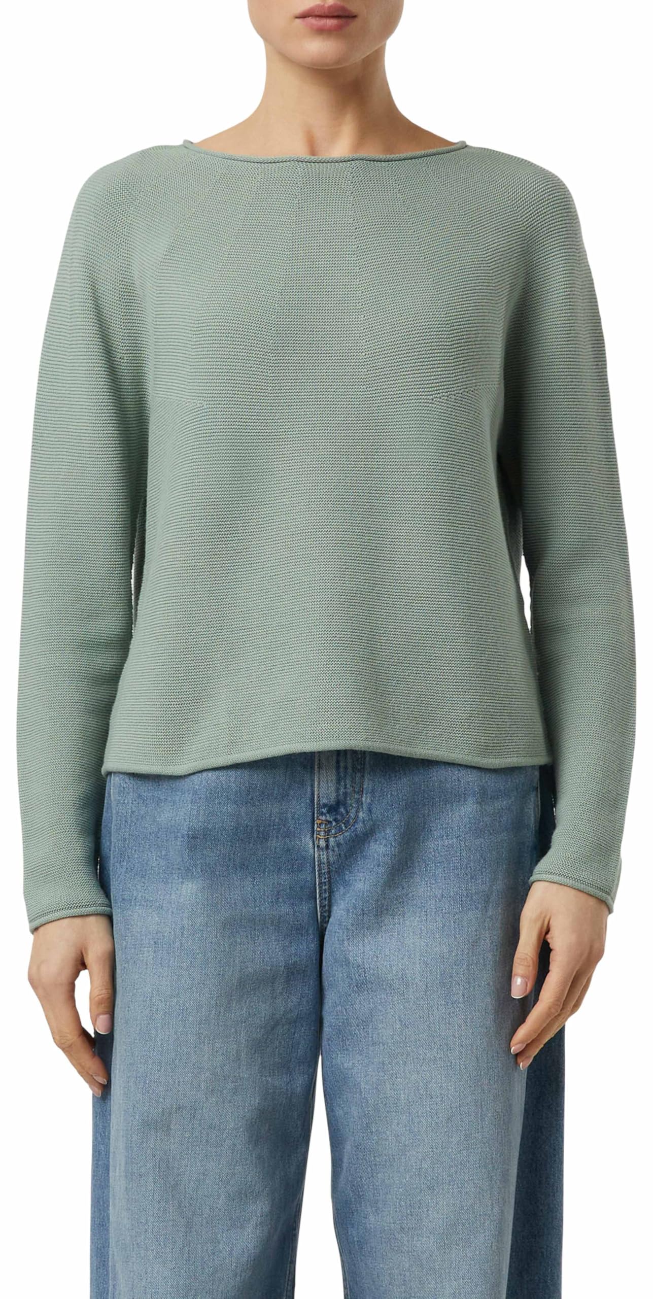 comma-strickpullover-relaxed-fit-struktur-pullover-rollsaum image 3