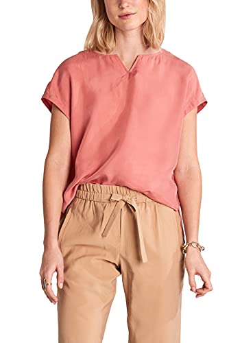 comma-kurzarm-bluse-damen-basic-mit-ausschnitt image 8