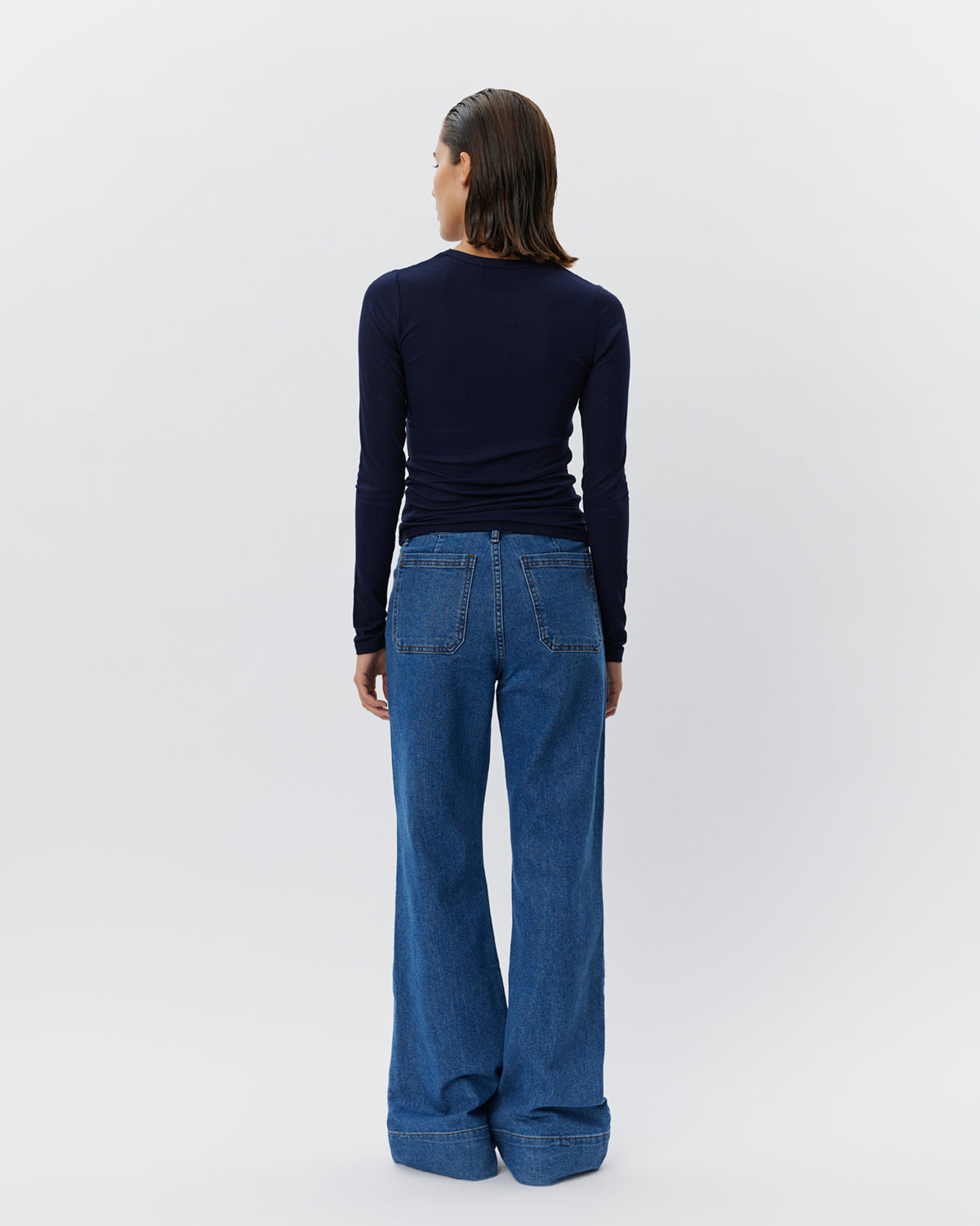 sofie-schnoor-women-petriciasw-langarmshirt-navy-viskose image 3