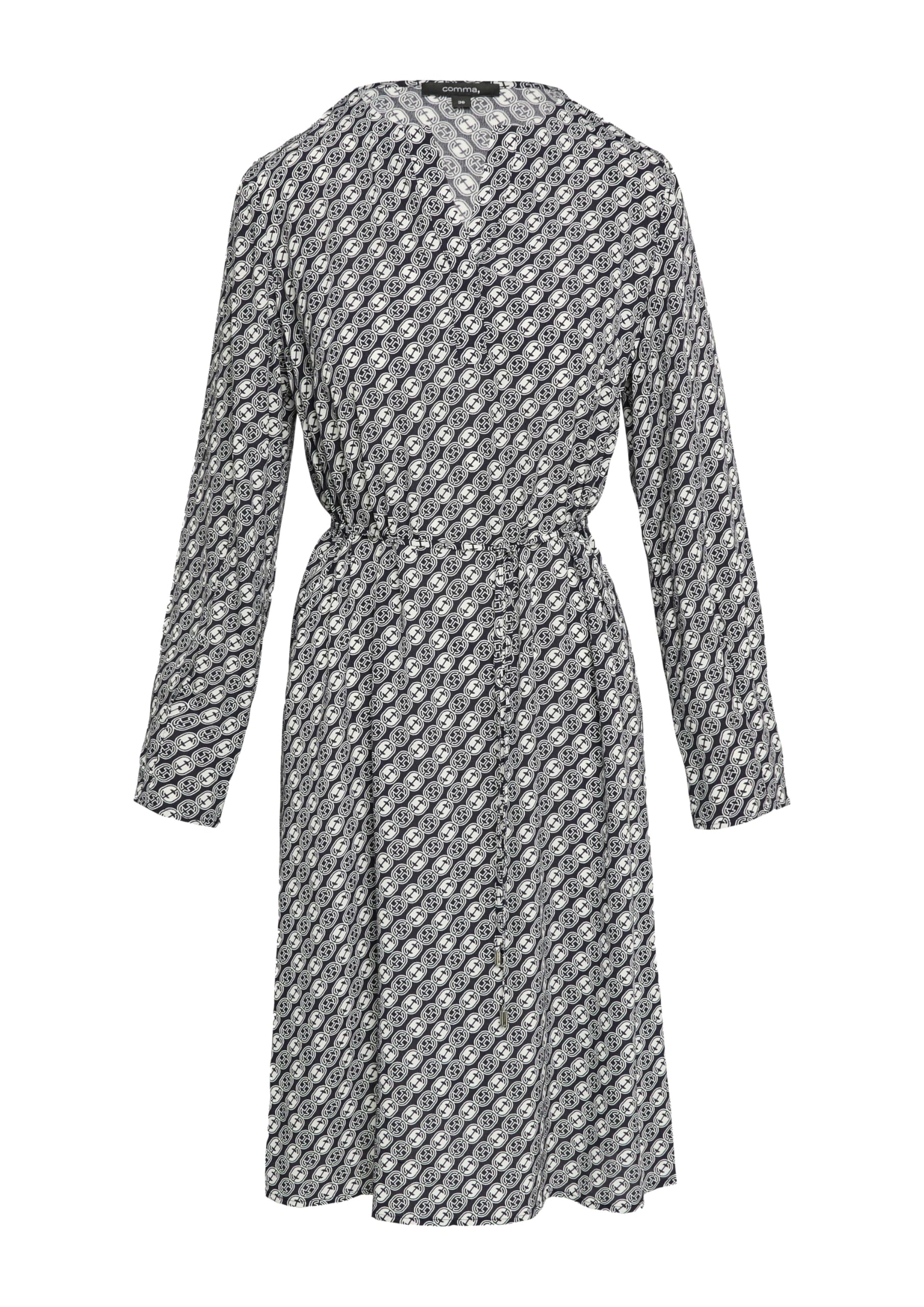 comma-kleid-cr-pe-icon-muster-blusenkleid-gr-e-38 image 4