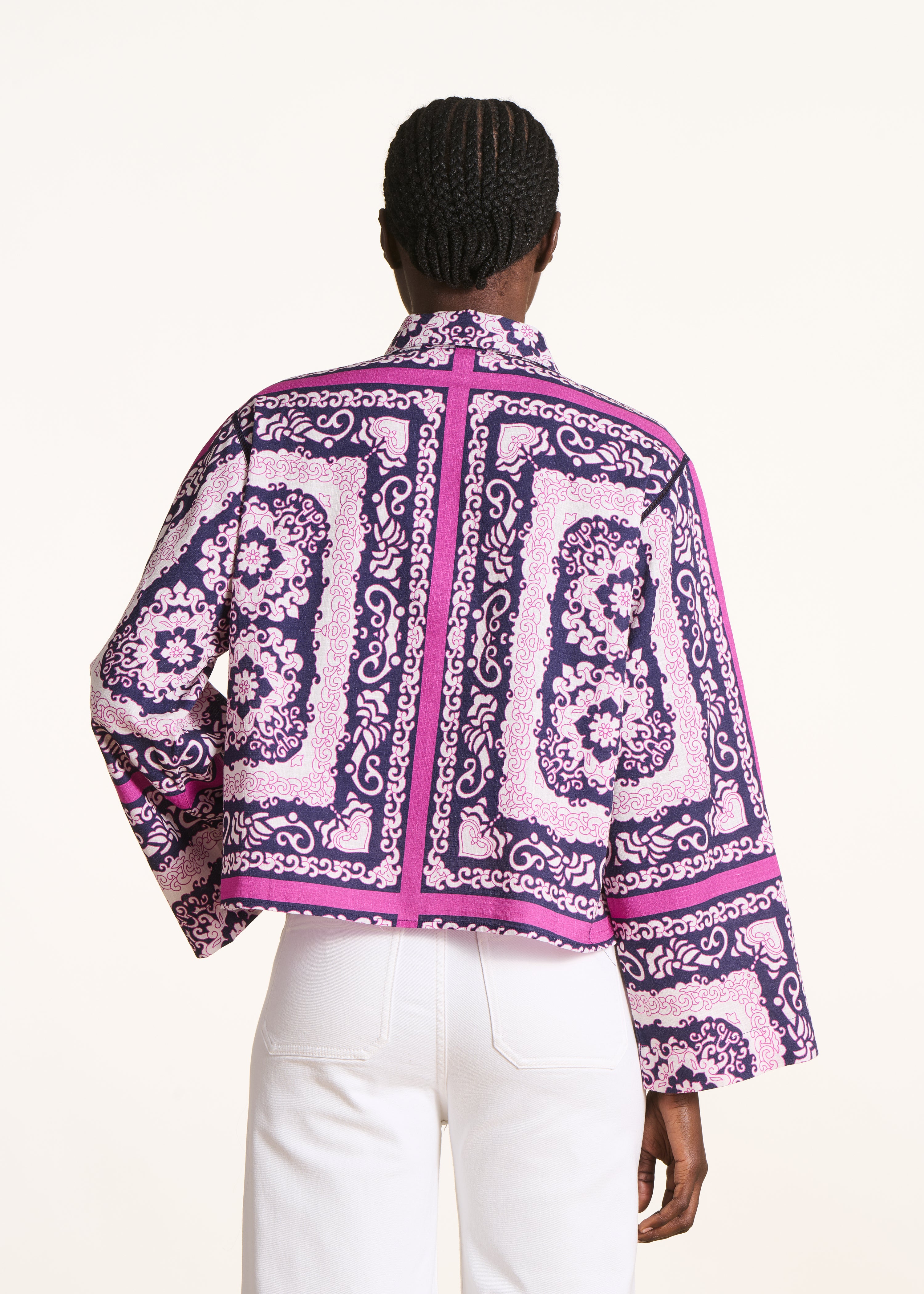 la-f-e-marabout-e-chemises-bluse-violett-rosa-foulard-print-bio image 3