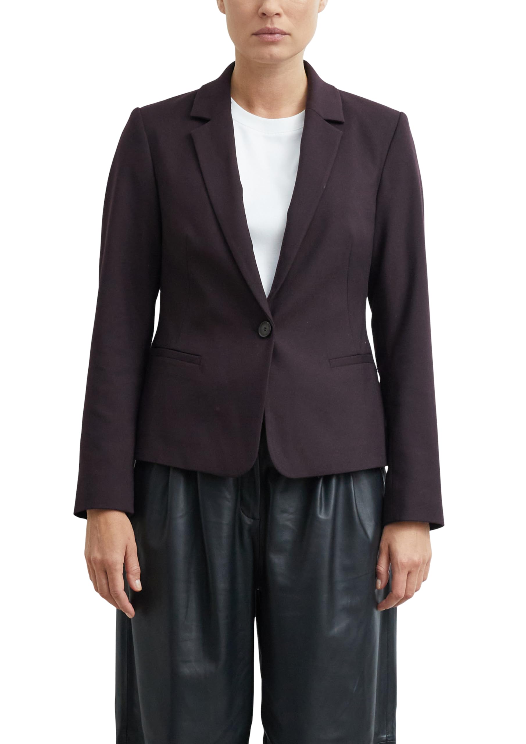 comma-blazer-antailliert-langarm-lila-gr-48 image 1