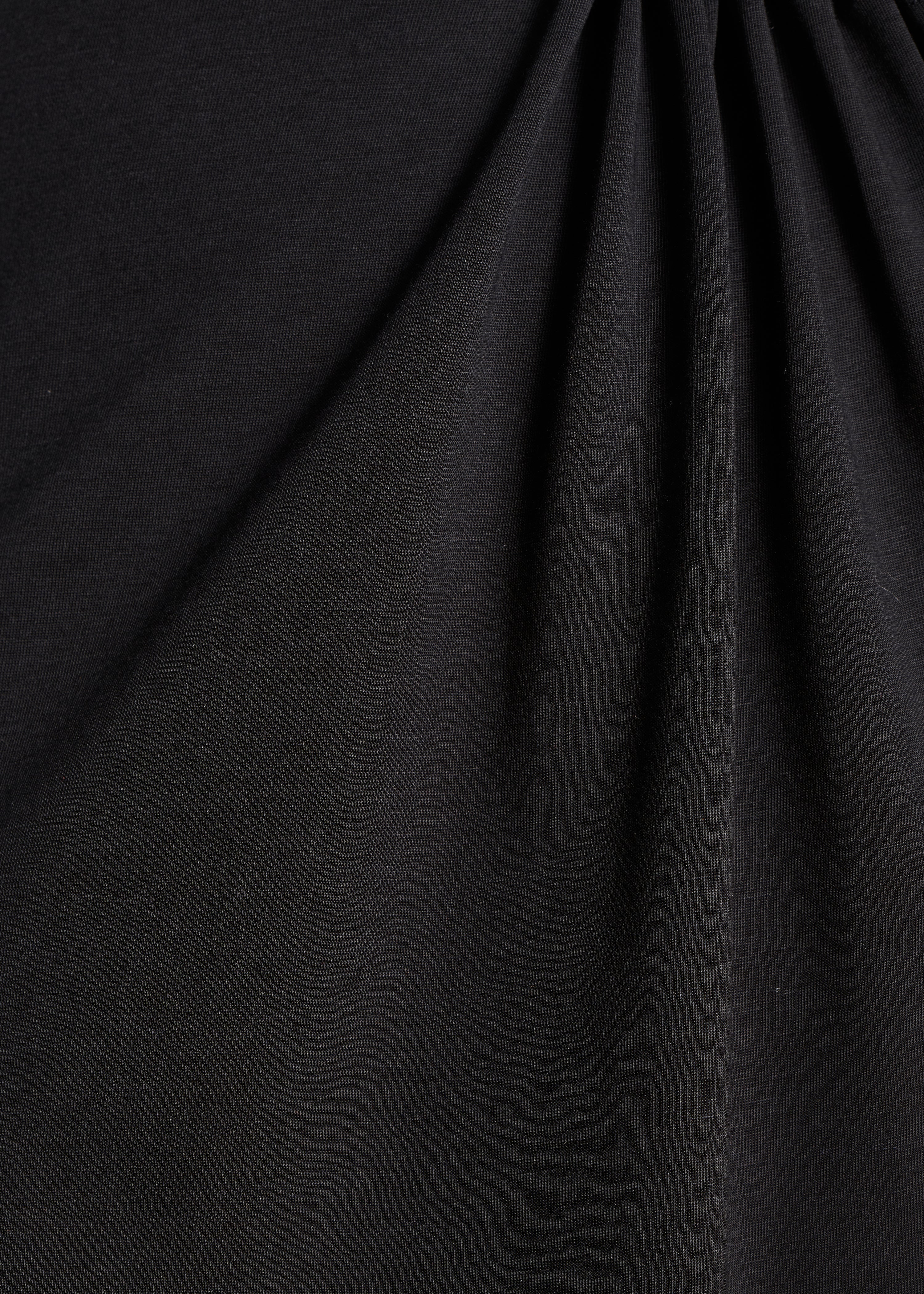 la-f-e-marabout-e-flerry-minikleid-schwarz-kurzarm-lyocell image 3