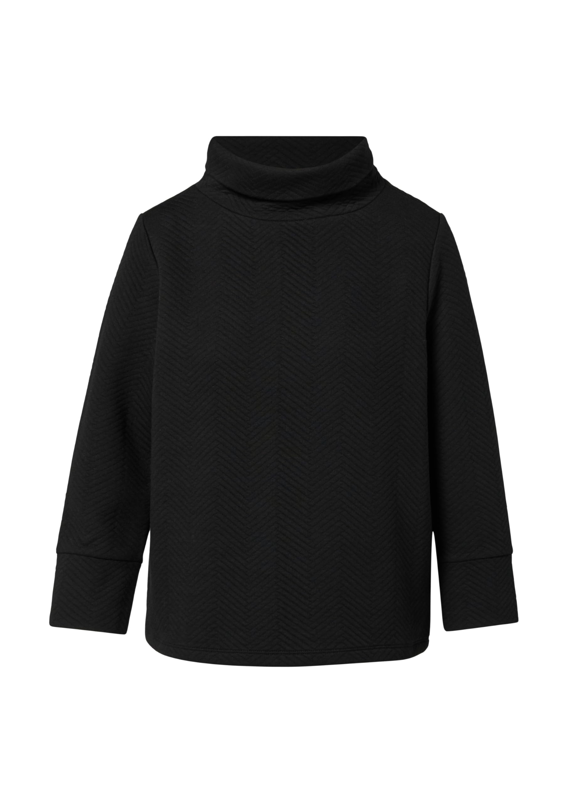 comma-sweatshirt-rollkragen-strukturmuster image 3