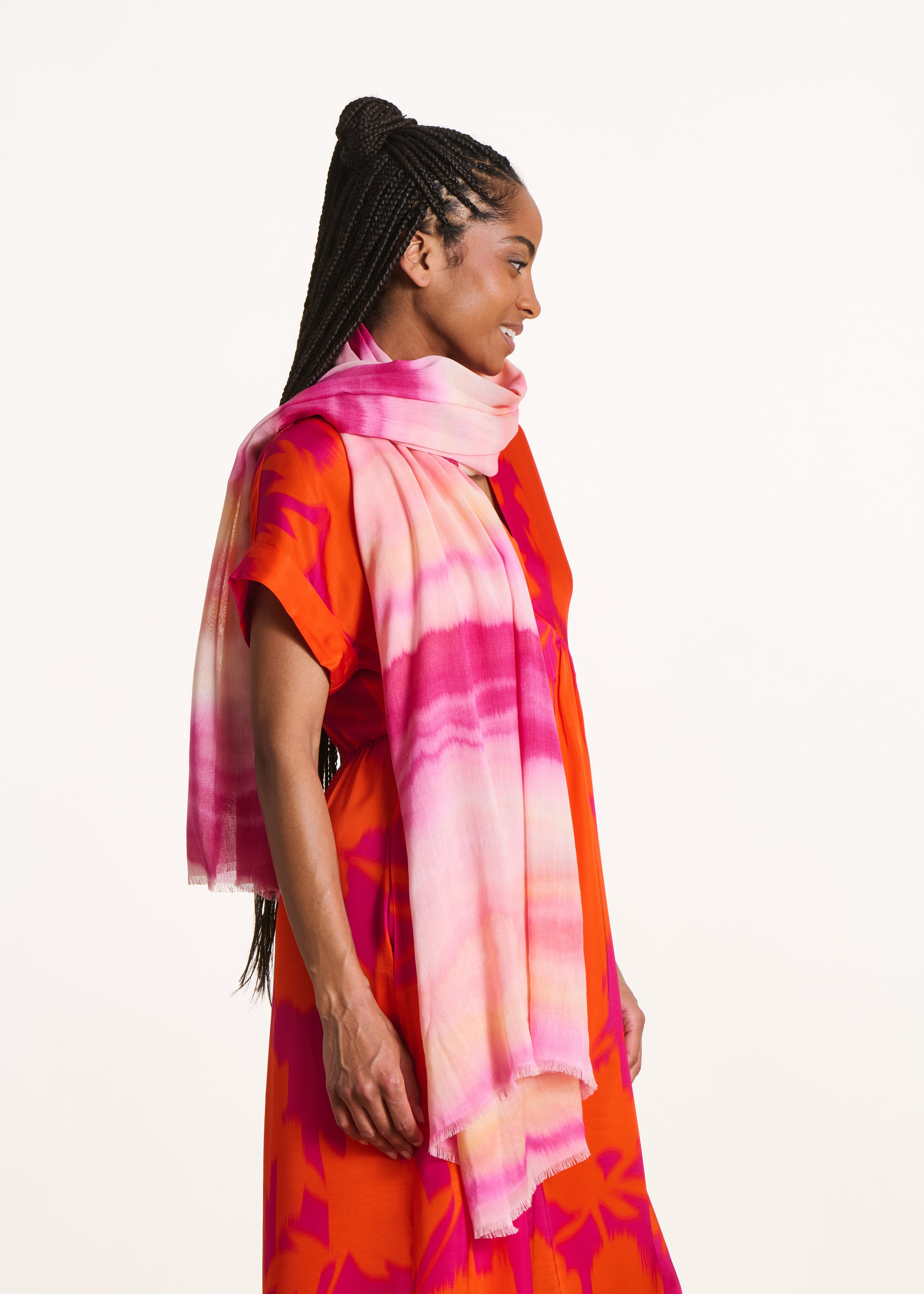la-f-e-marabout-e-tuch-rosa-streifen-tie-dye-tu image 3