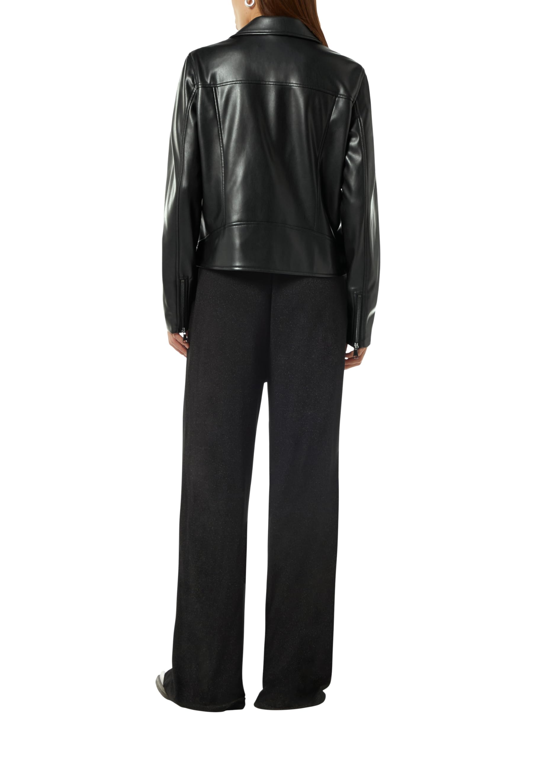 comma-klassische-bikerjacke-lederimitat-jacke-gr-e-42 image 2