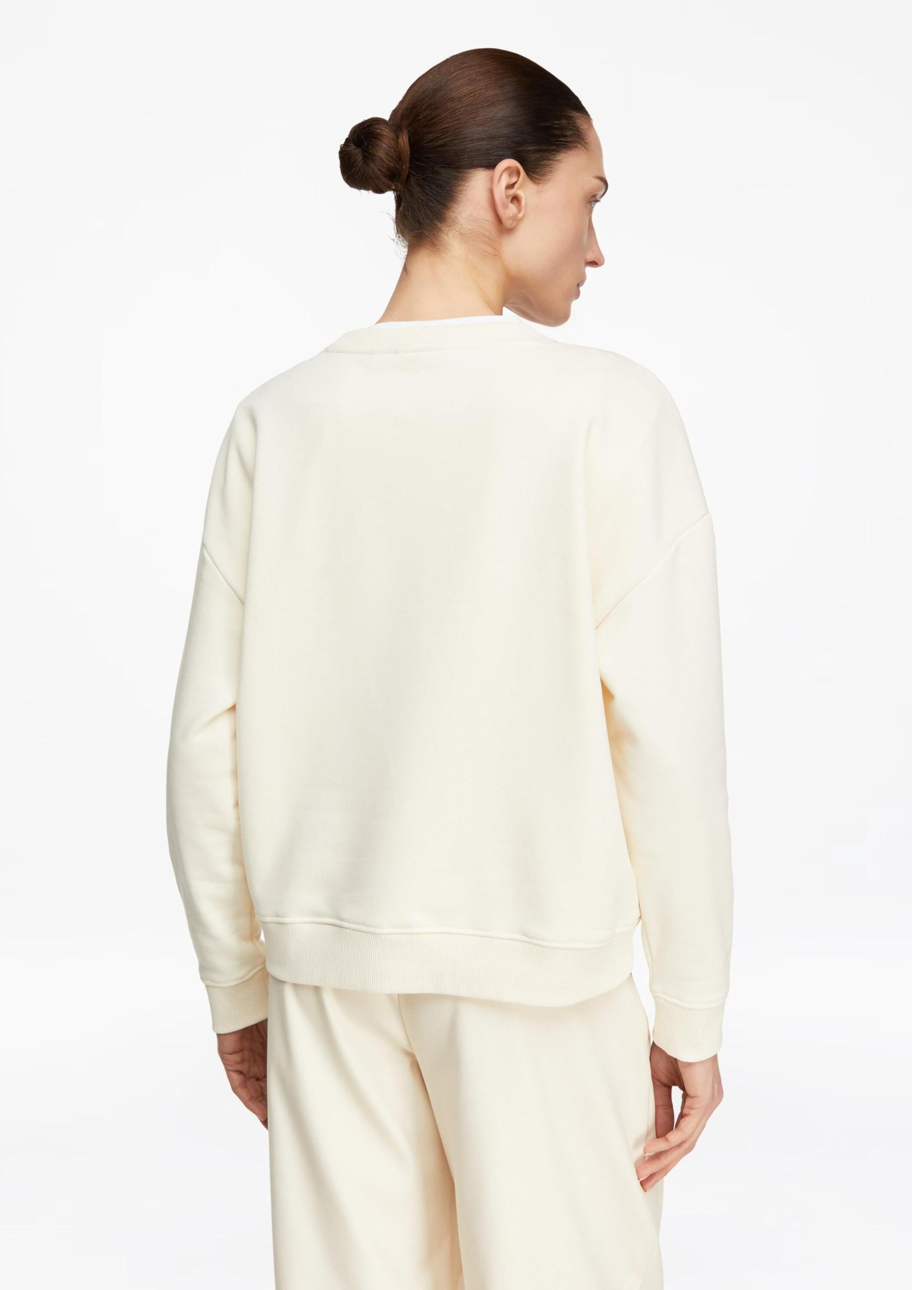comma-sweatshirt-blumenapplikation-baumwolle-relaxed-fit image 7