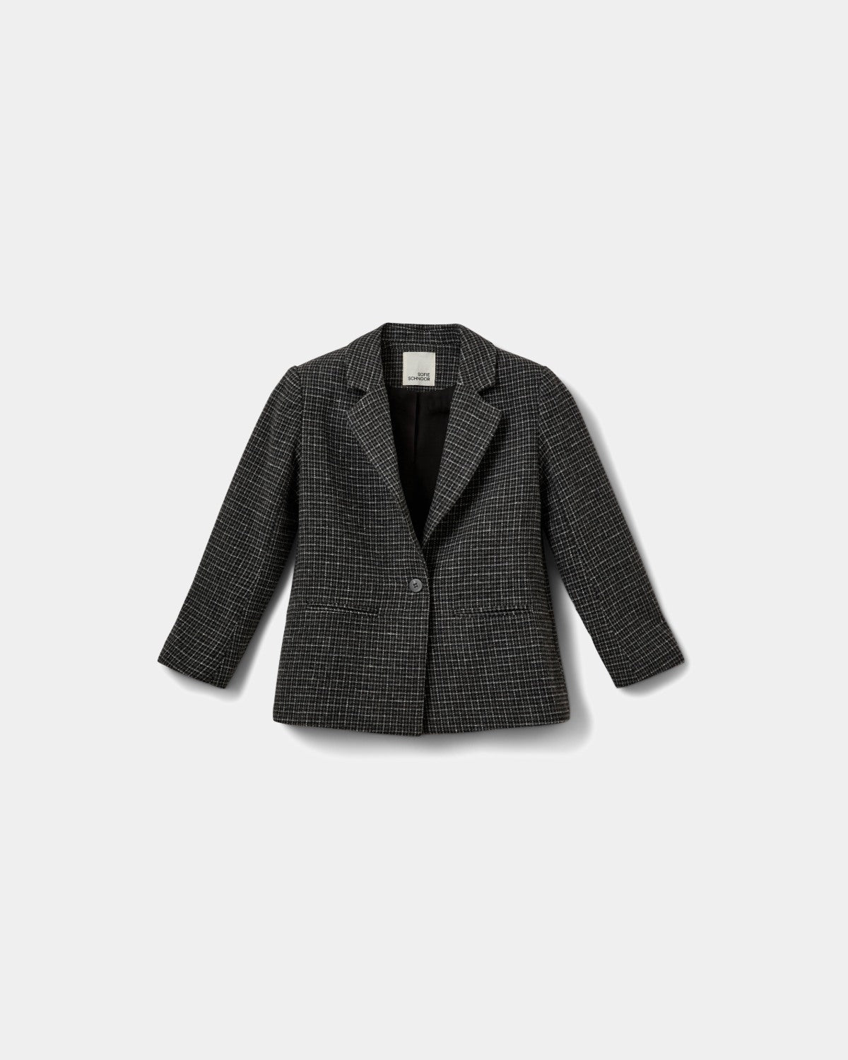 sofie-schnoor-young-alfia-blazer-grau-kariert-wolle image 1