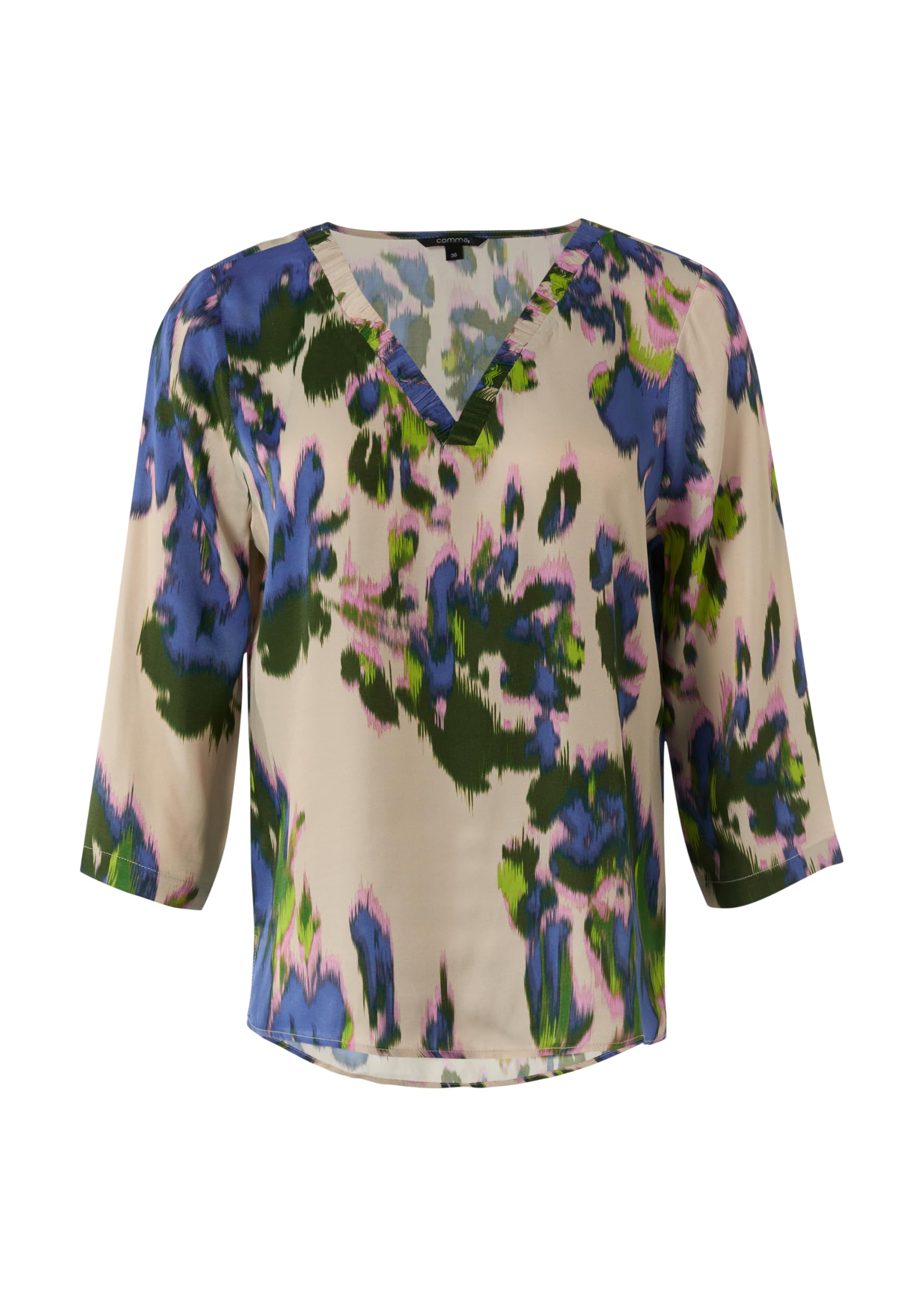 comma-satin-bluse-mit-all-over-print image 3