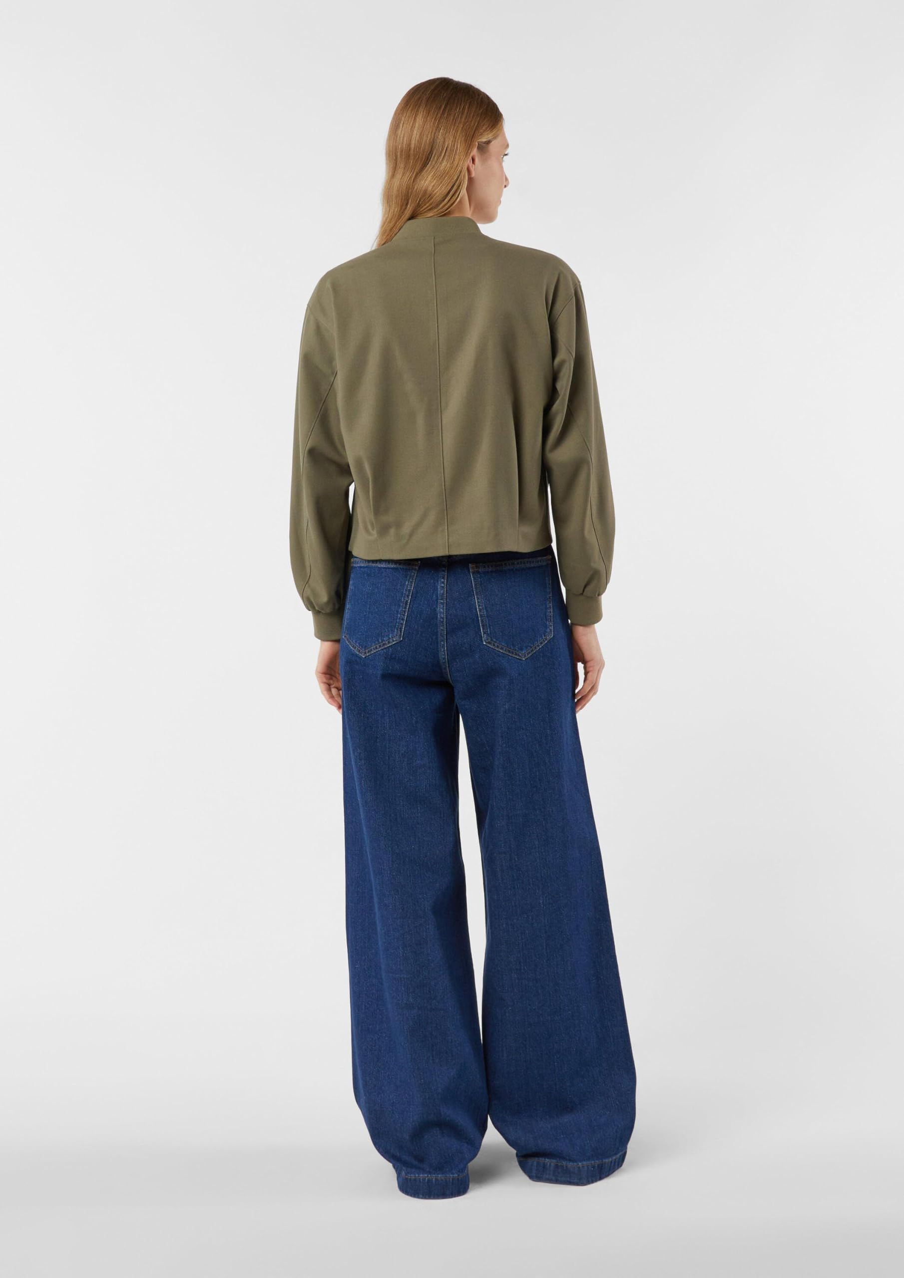 comma-indoor-jacke-boxy-college-olivgr-n-gr-42 image 8