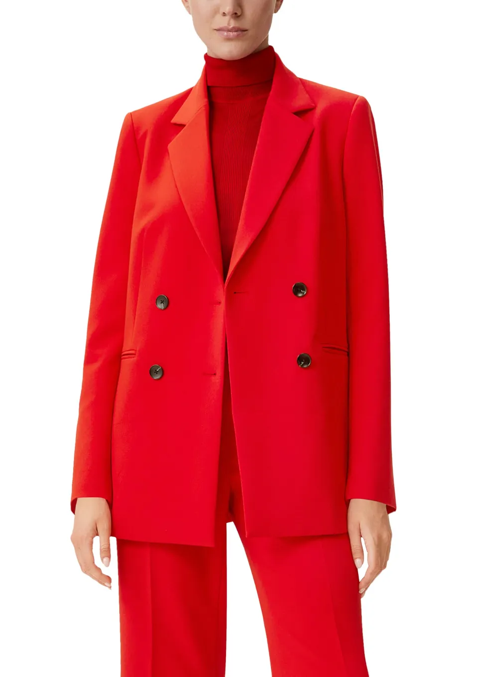comma-longblazer-damen-viskosemix-chilirot-gr-42-relaxed image 1