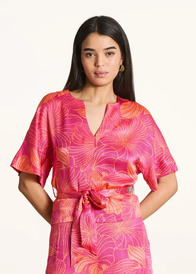 la-f-e-marabout-e-ferina-top-crop-floral-rosa-gr-34-46 image 1