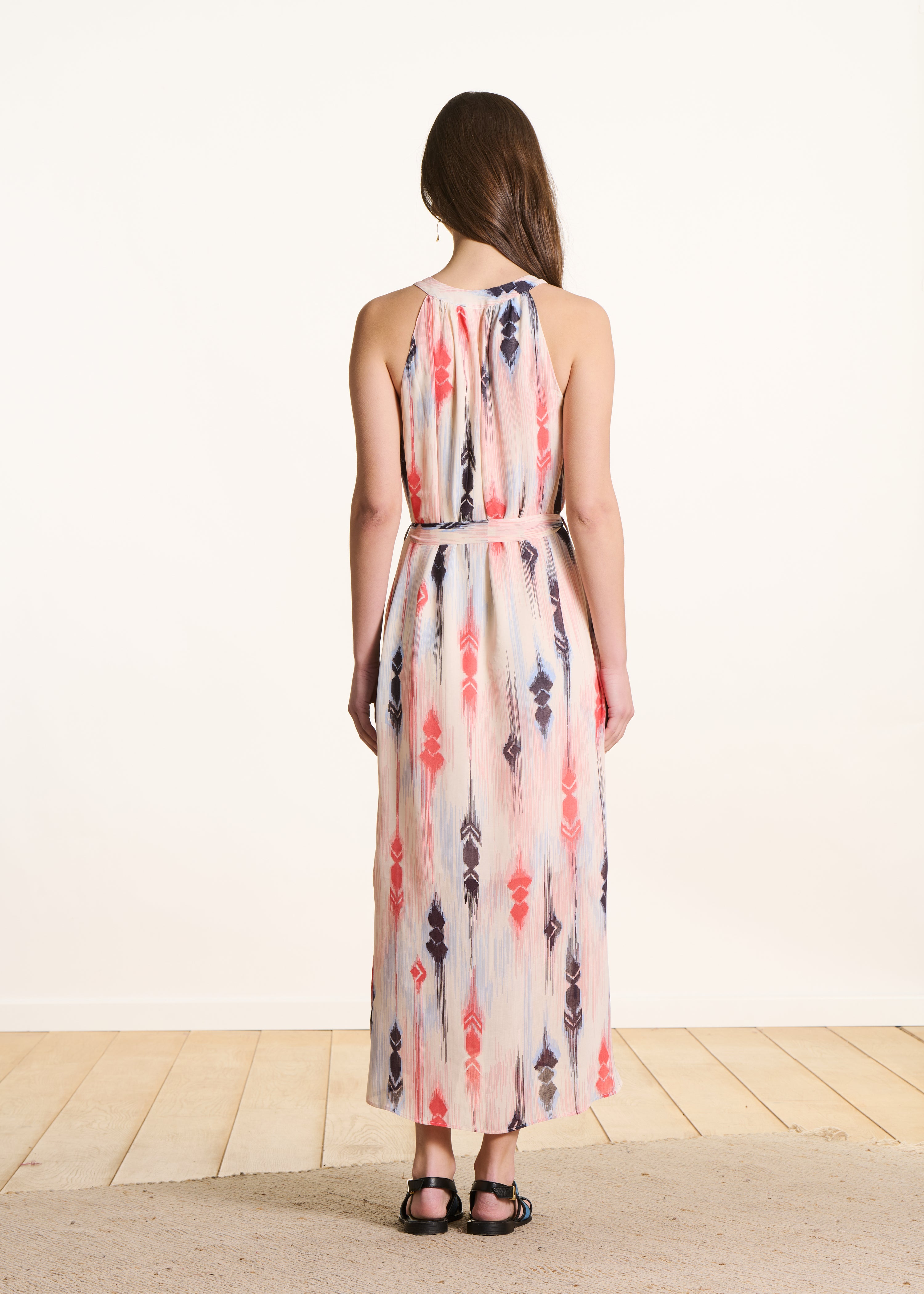 la-f-e-marabout-e-parafe-maxikleid-rosa-blau-print image 3