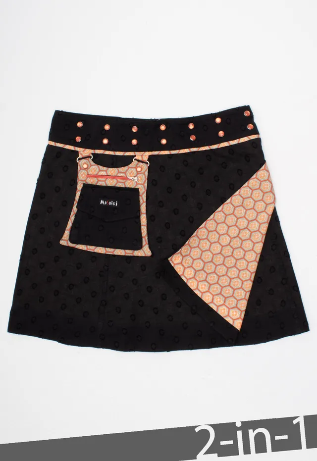 moshiki-hot-cookie-10-wickelrock-schwarz-45-cm-wendbar image 1