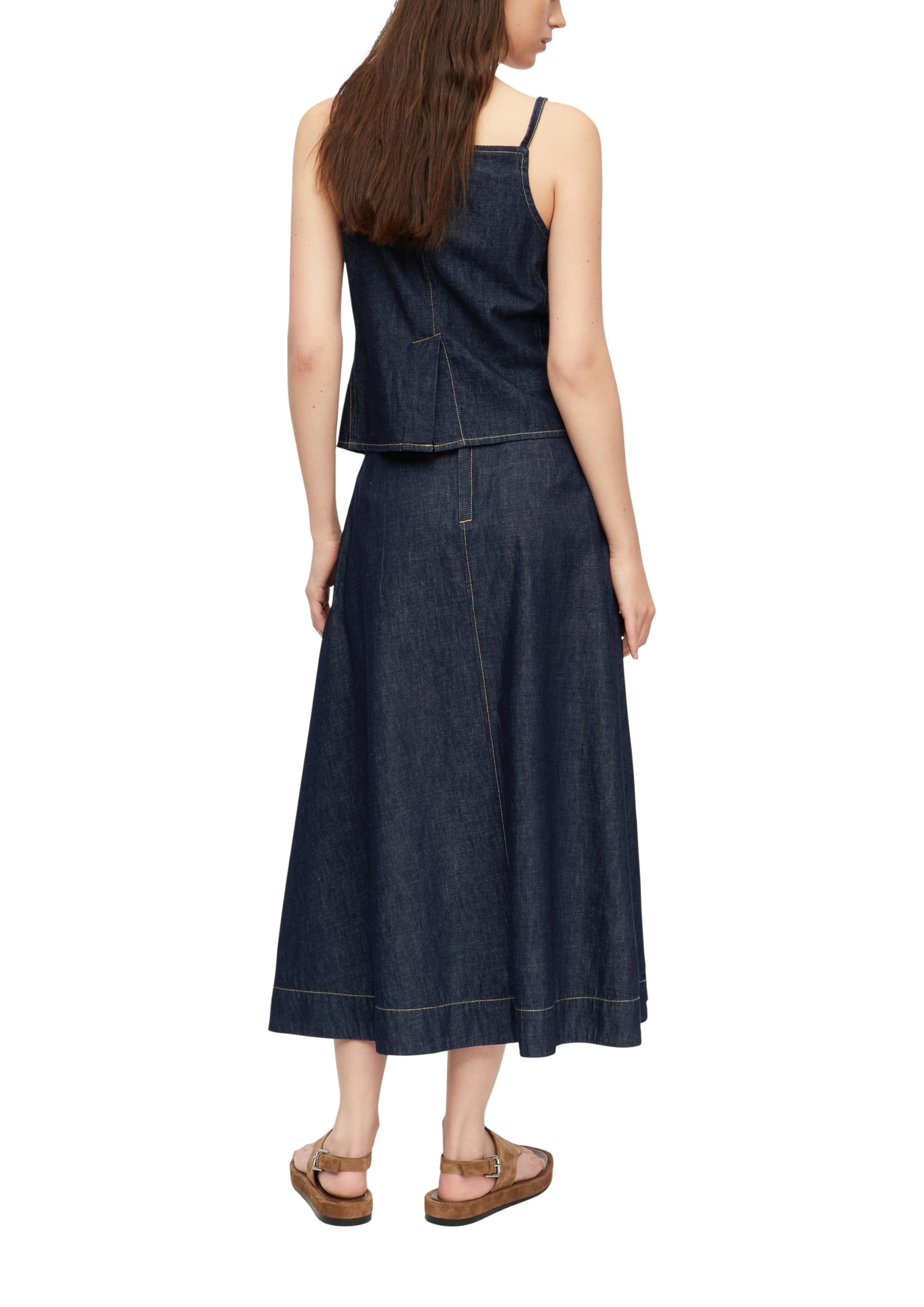 comma-skirts-jeansrock-a-linie-midi-denim-gr-34 image 2