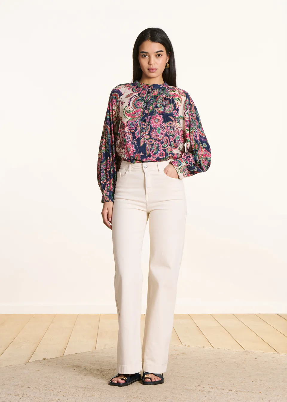 la-f-e-marabout-e-evan-jeans-ecru-bio-baumwolle-wide-leg image 1