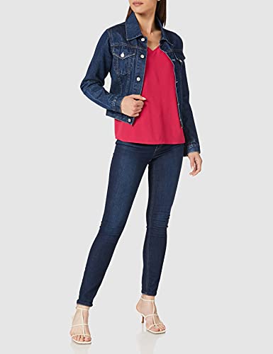 comma-bluse-damen-viskosebluse-sommer-raffdetails-schultern image 7