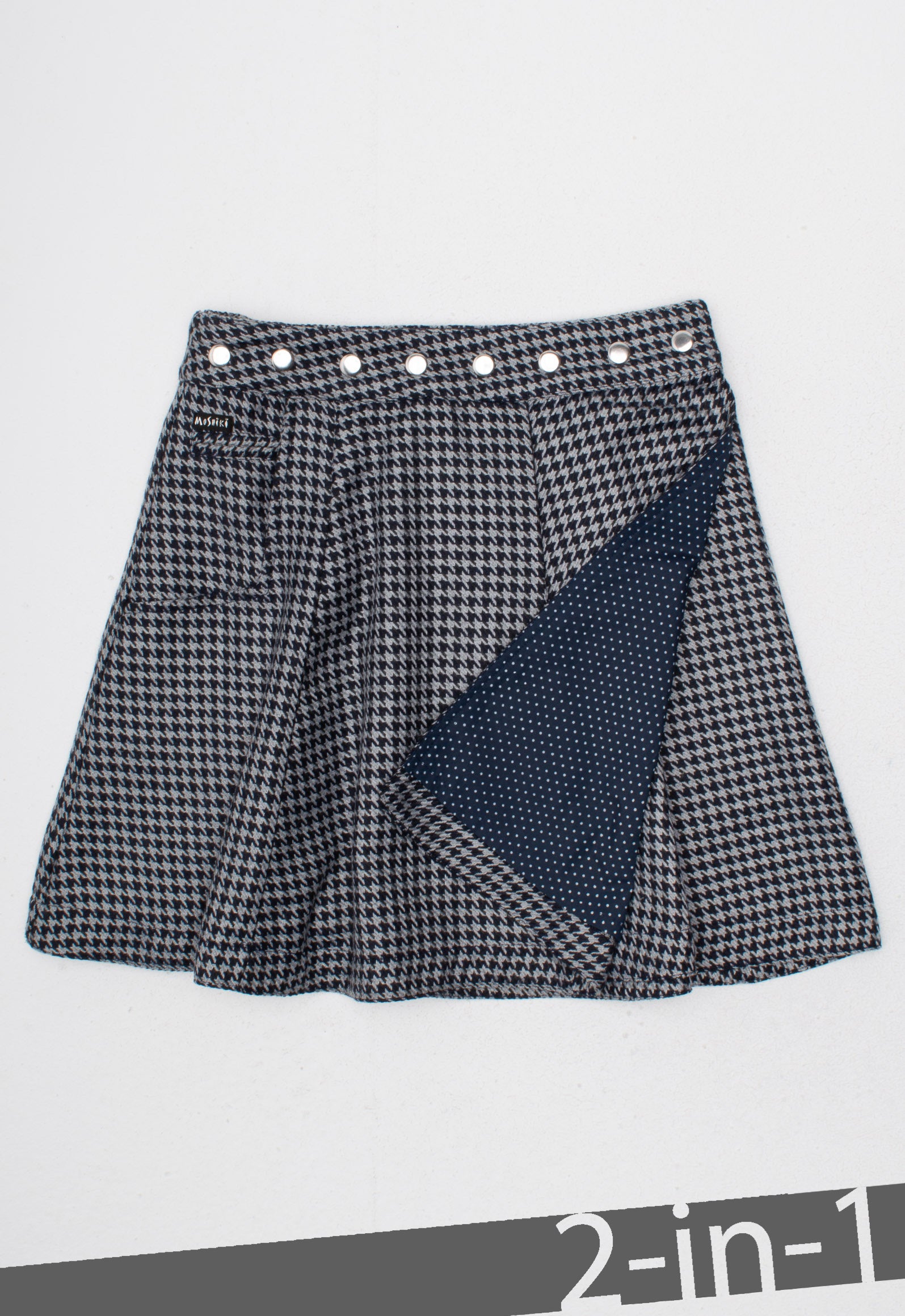 moshiki-hot-cookie-71-tweed-wickelrock-45-cm-wendbar image 1