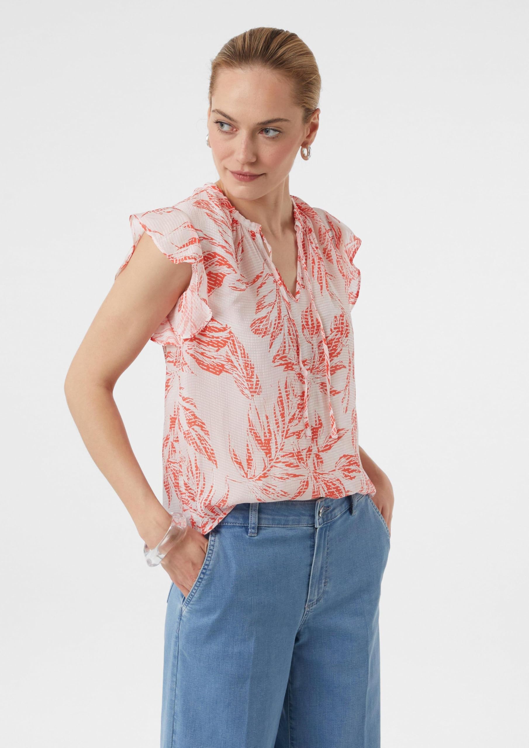 comma-blouses-strukturierte-bluse-volant-gr-e-36 image 7