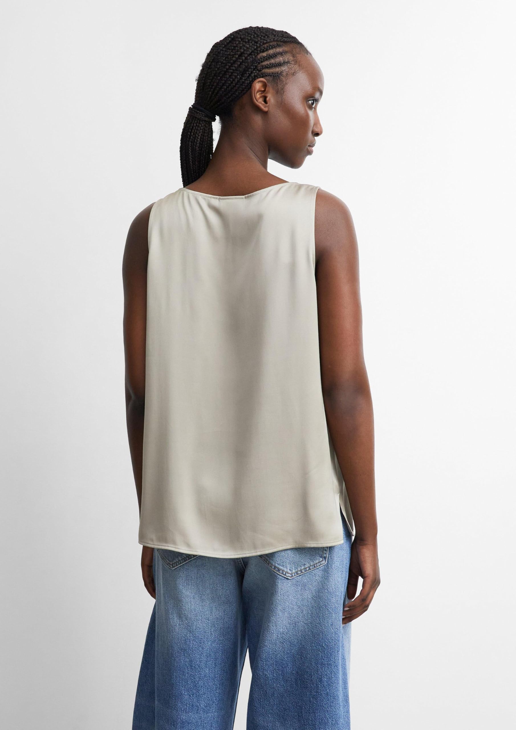 comma-blouses-satin-top-rmellos-gr-e-38-crew-neck image 7