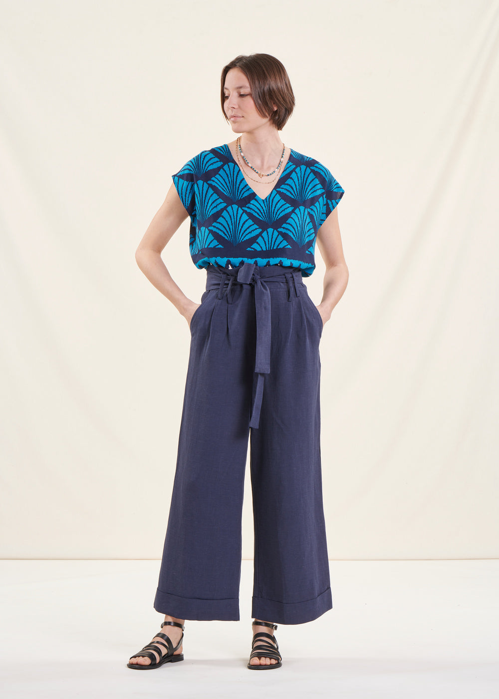 la-f-e-marabout-e-c-r-monie-hose-dunkelblau-gr-34-7-8 image 6