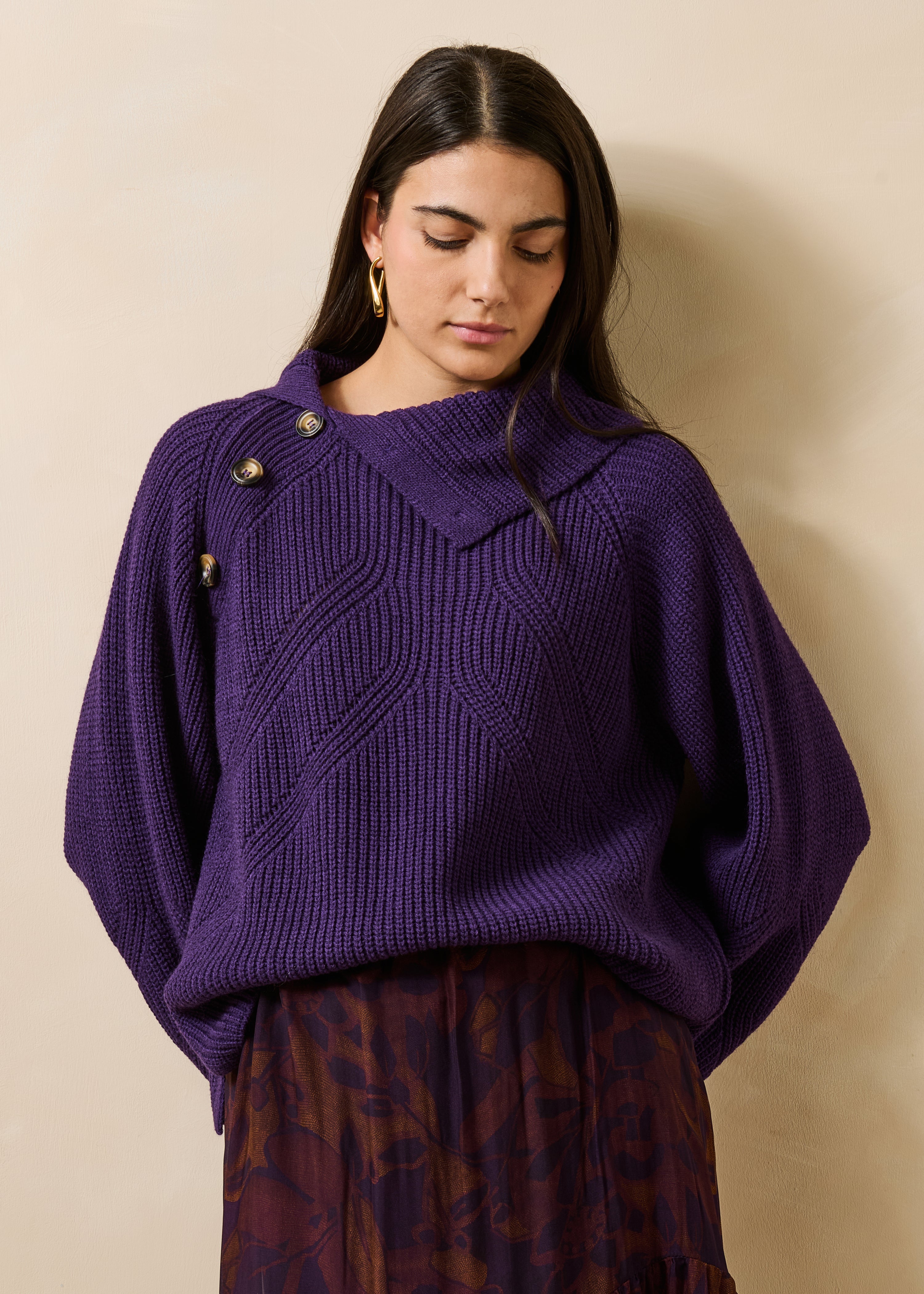 la-f-e-marabout-e-galacto-pullover-violett-cassis-gr-s image 1