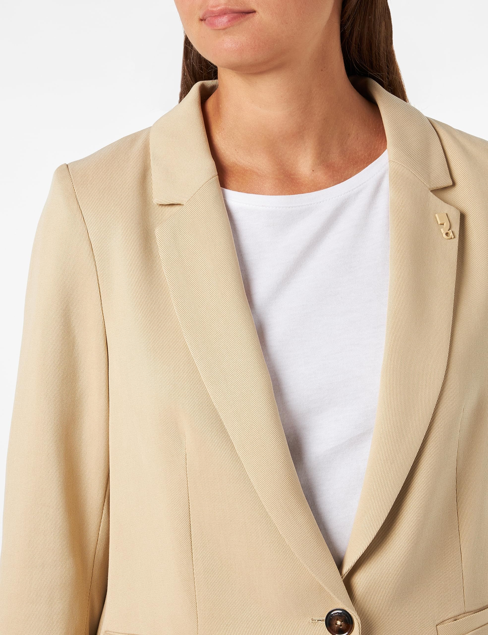 comma-blazer-damen-gr-42-lyocell-twill-shaped-fit image 2