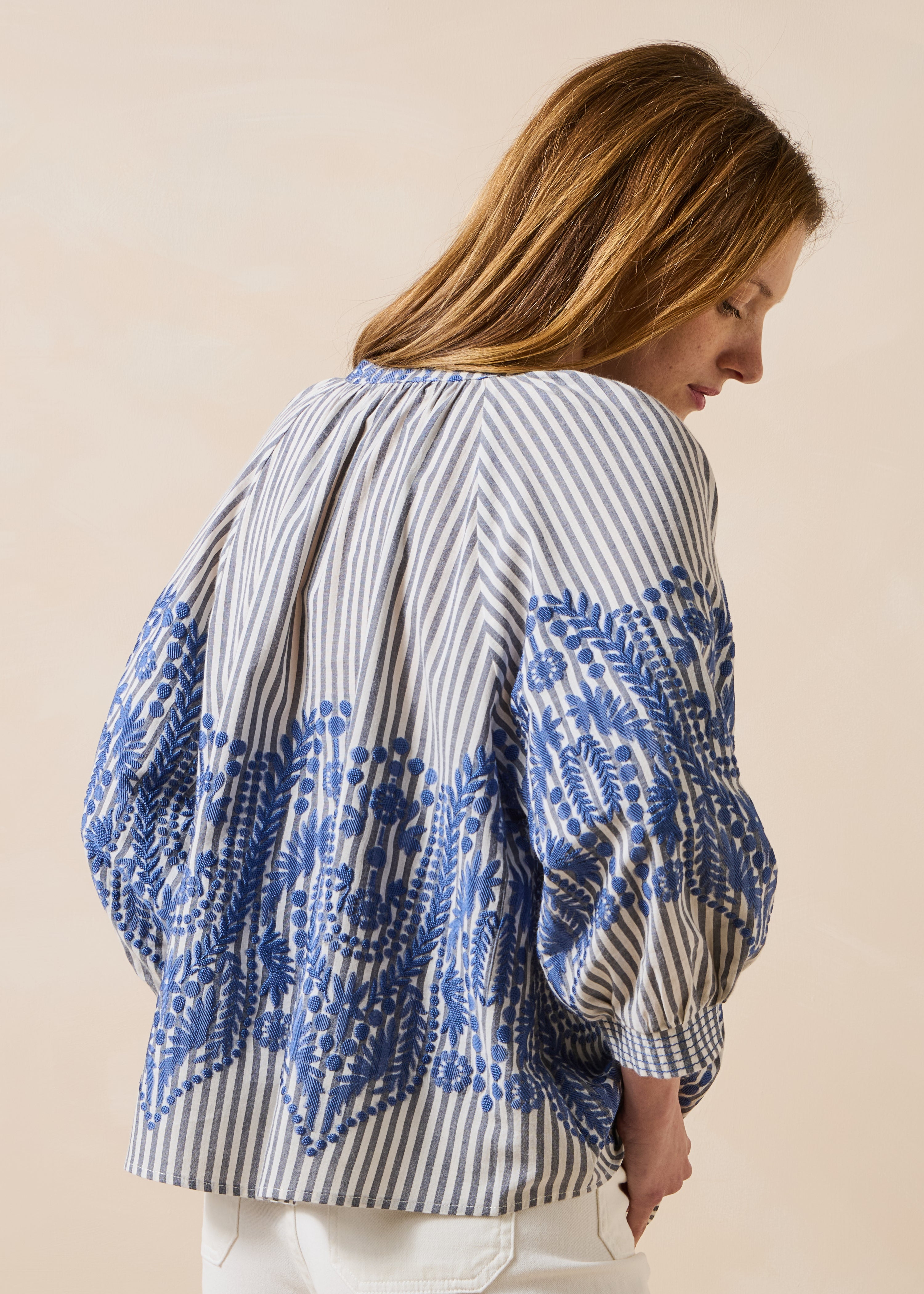 la-f-e-marabout-e-felvia-bluse-navy-streifen-gr-38 image 3