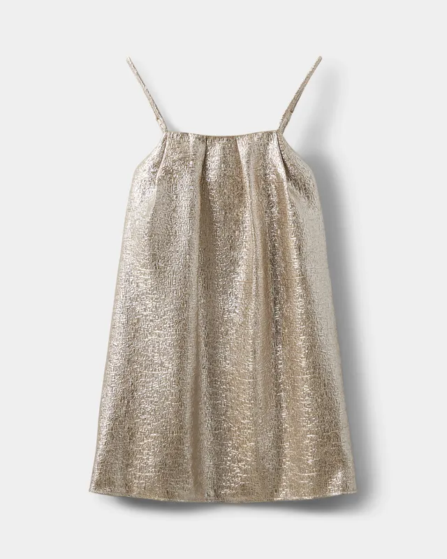 sofie-schnoor-women-andysw-minikleid-gold-metallic image 1