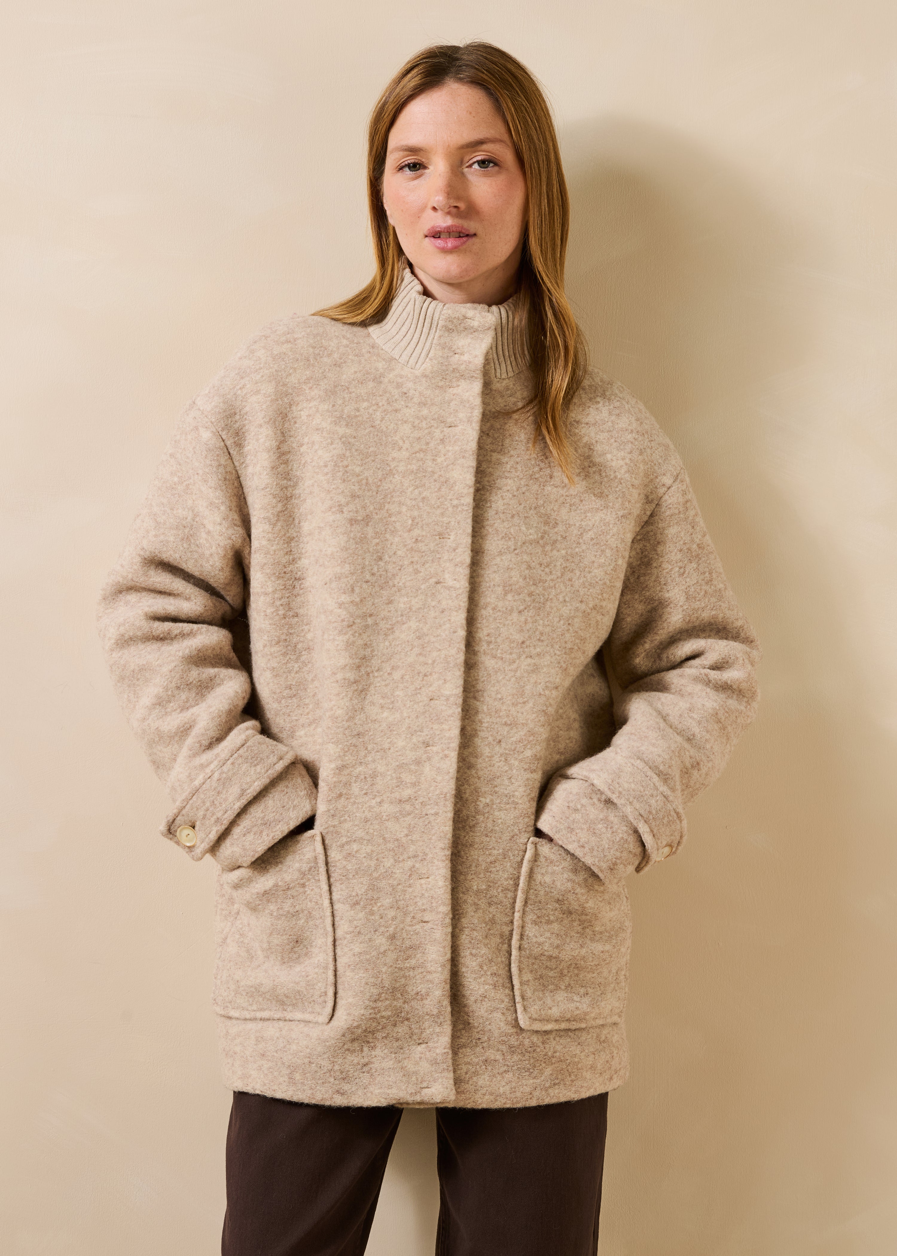 la-f-e-marabout-e-fenda-mantel-damen-beige-3-4 image 2