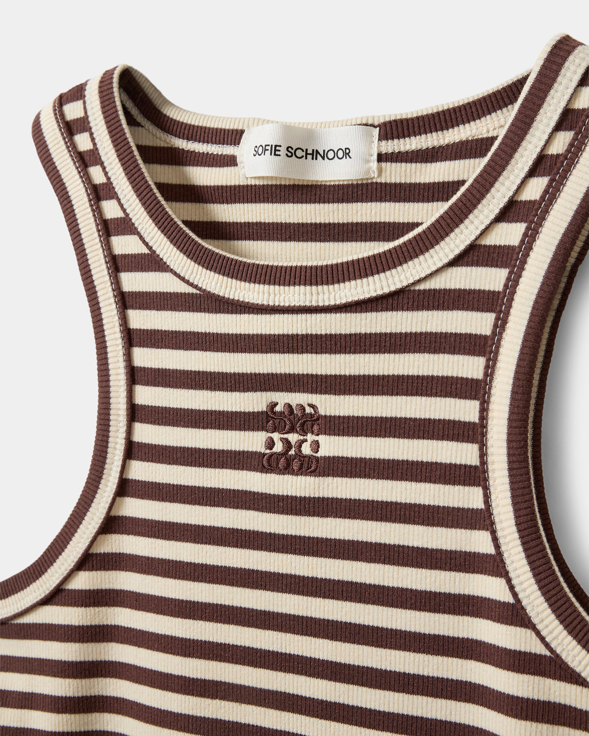 sofie-schnoor-women-becasw-tank-top-brown-striped-rippe image 7
