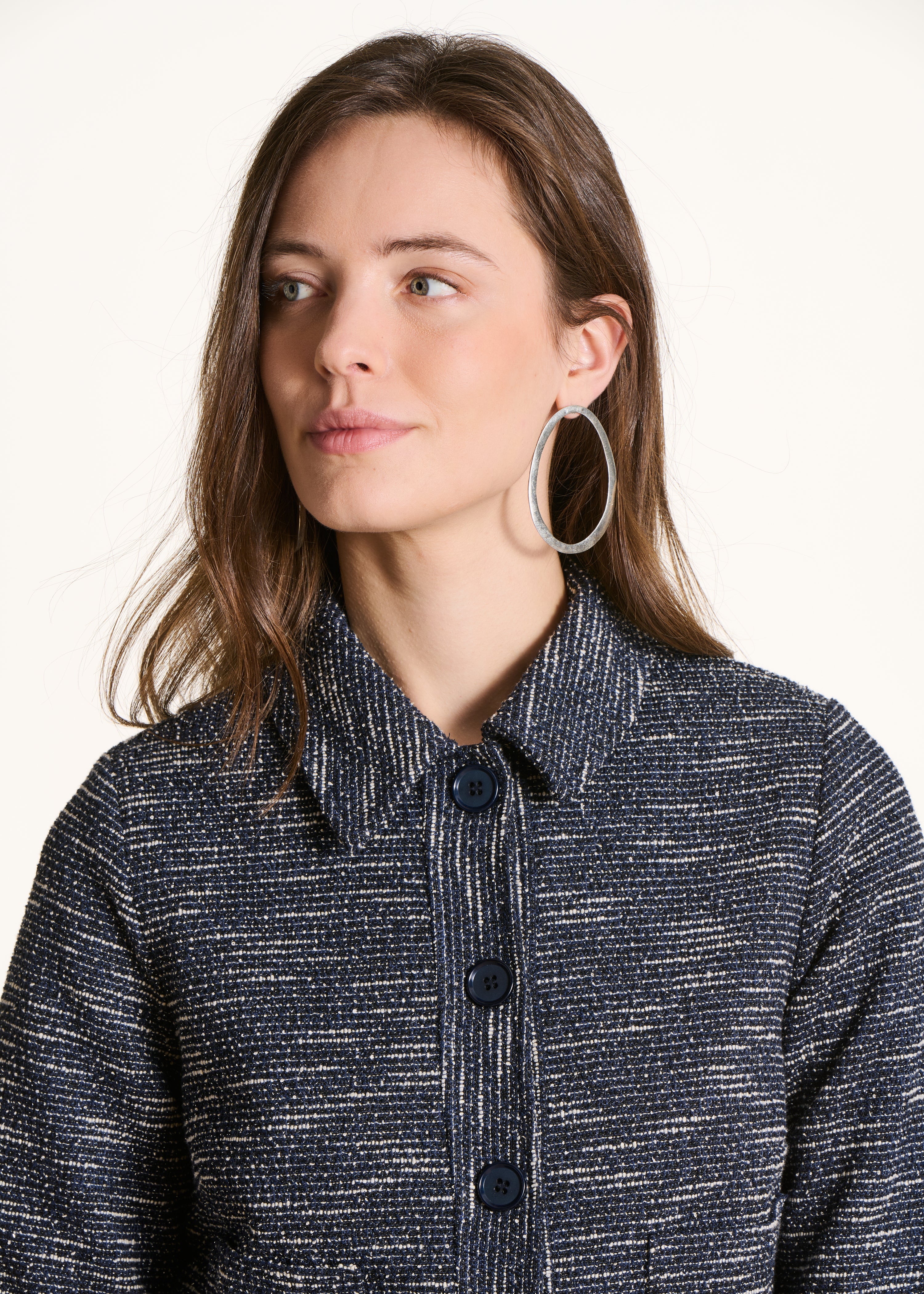 la-f-e-marabout-e-vestes-manteaux-kurzjacke-marine-tweed-optik image 5