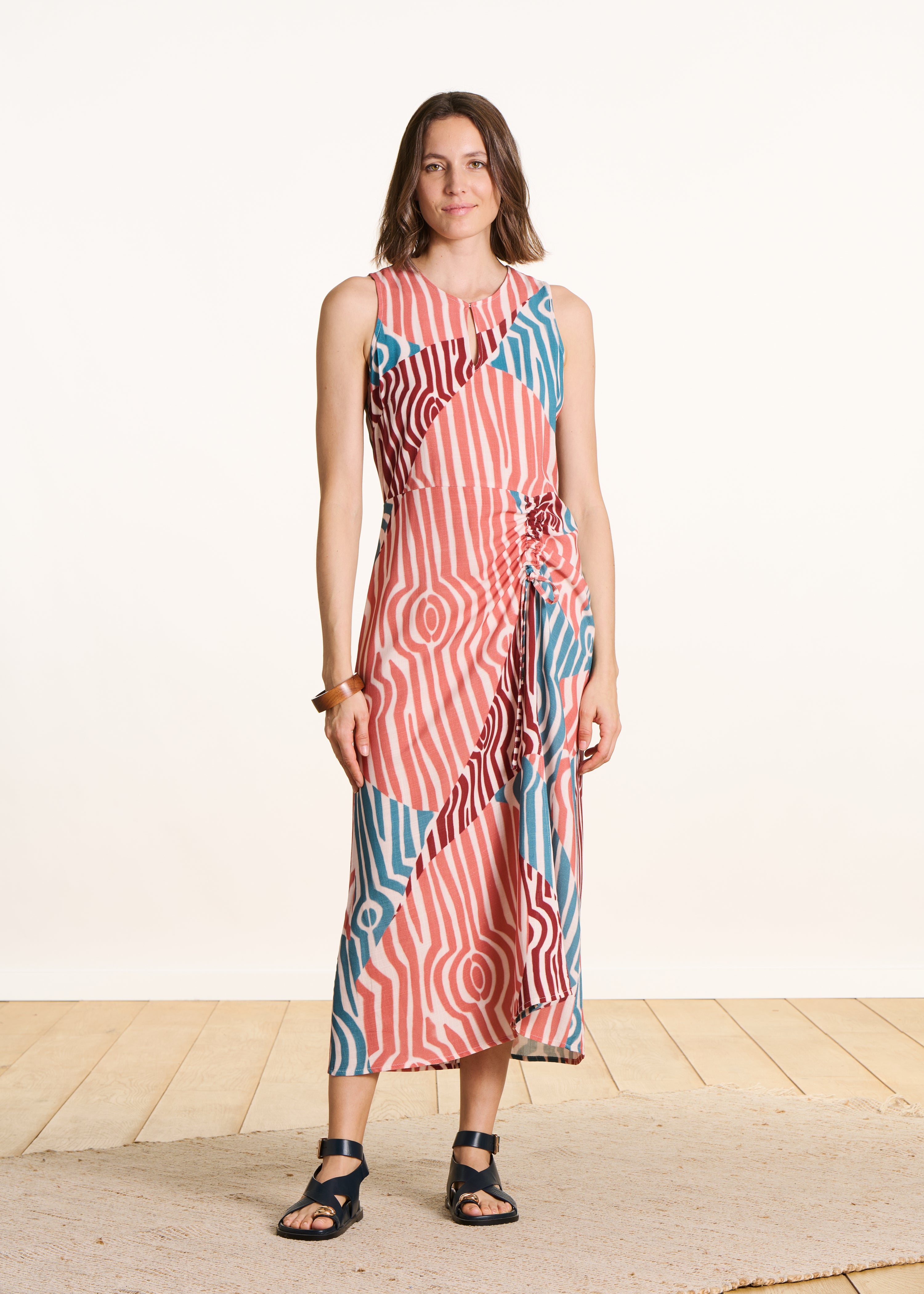 la-f-e-marabout-e-maxikleid-bunt-print-rmellos-lang image 2