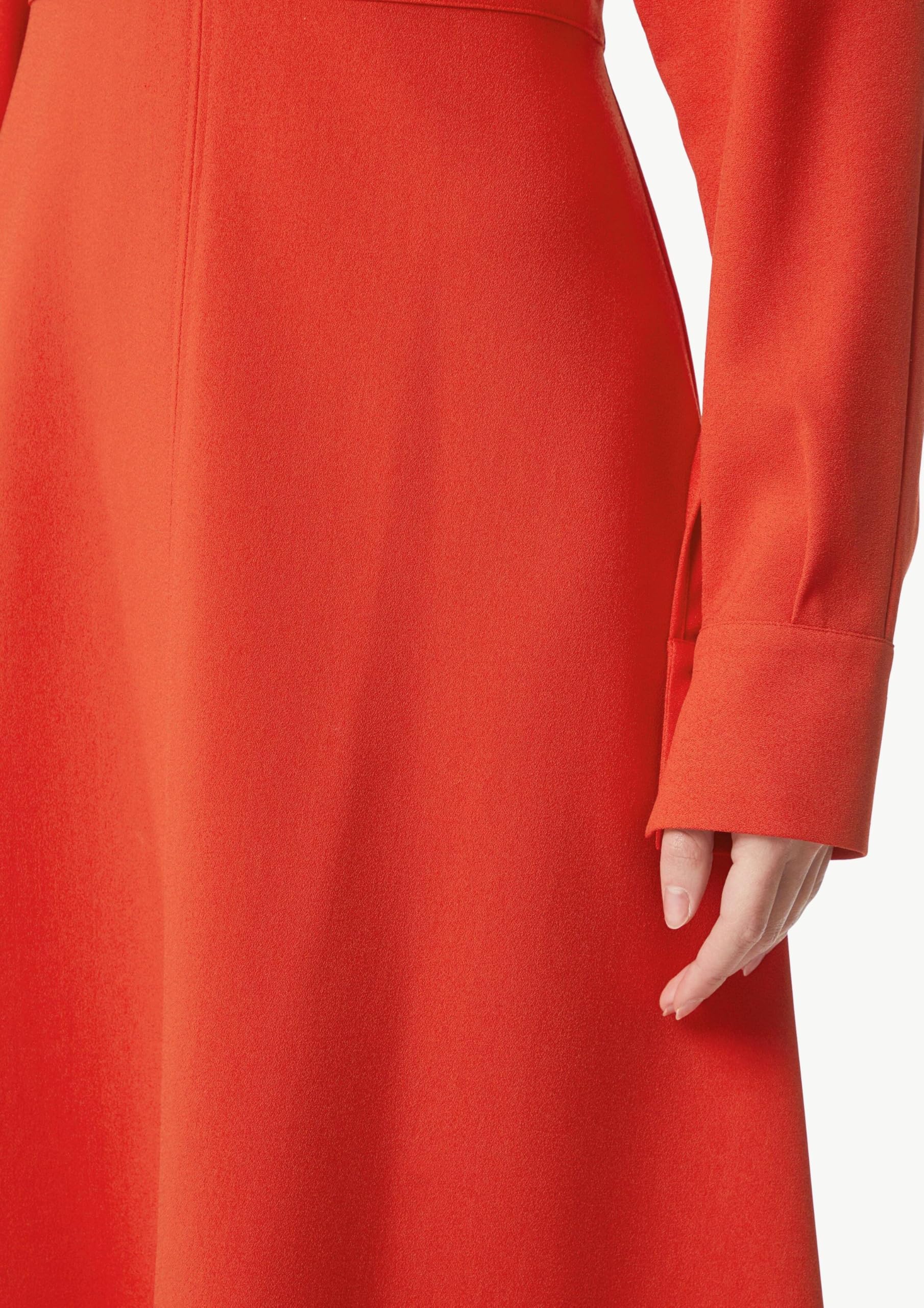 comma-crepe-kleid-fledermausarm-gr-38-v-ausschnitt-flie-end image 4