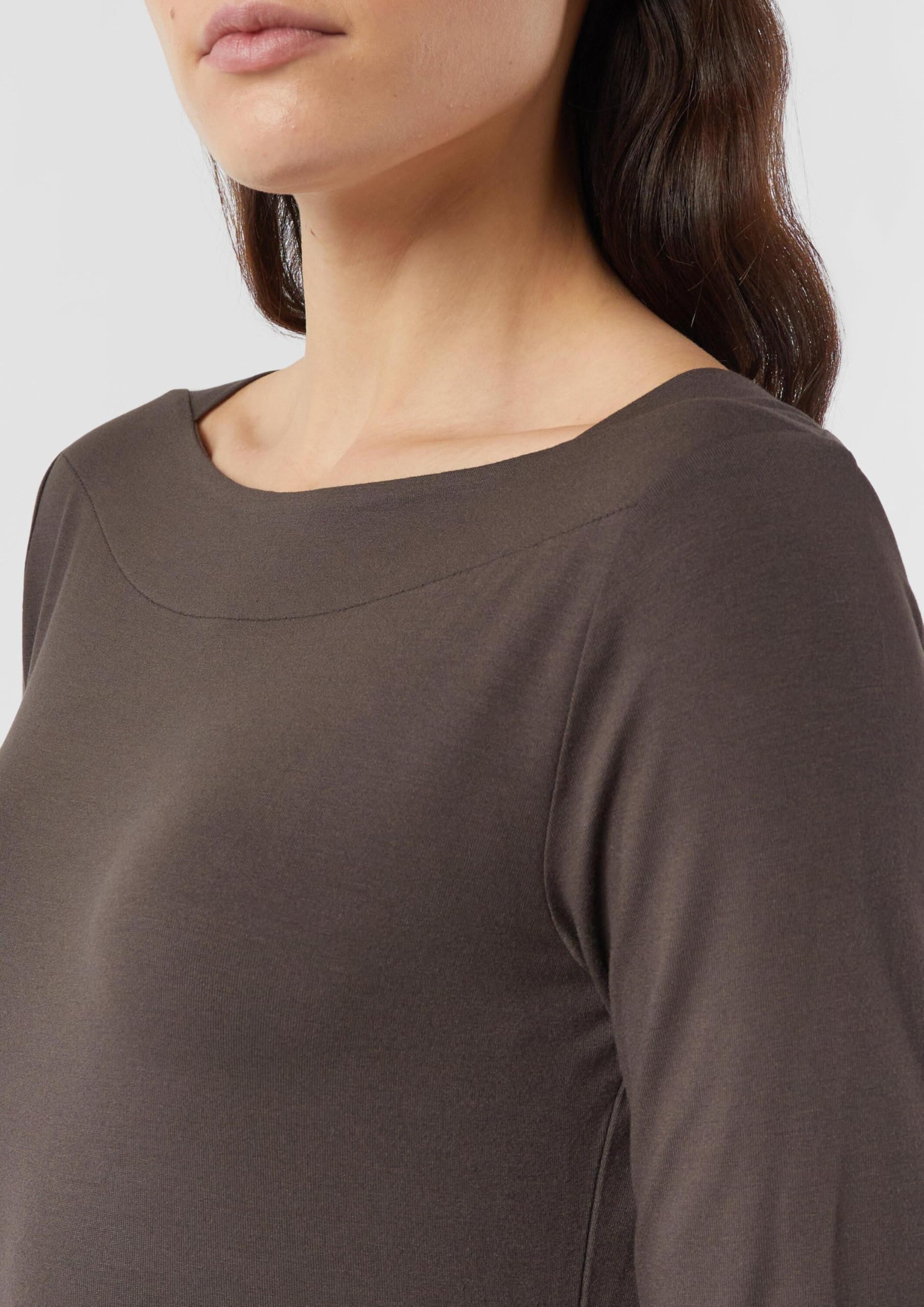comma-viskoseshirt-slim-fit-3-4-rmel-t-shirt-gr-44 image 4