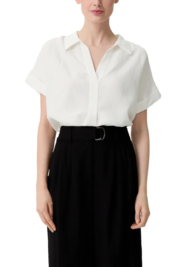 comma-2135235-bluse-modalmix-streifen-gr-40 image 1
