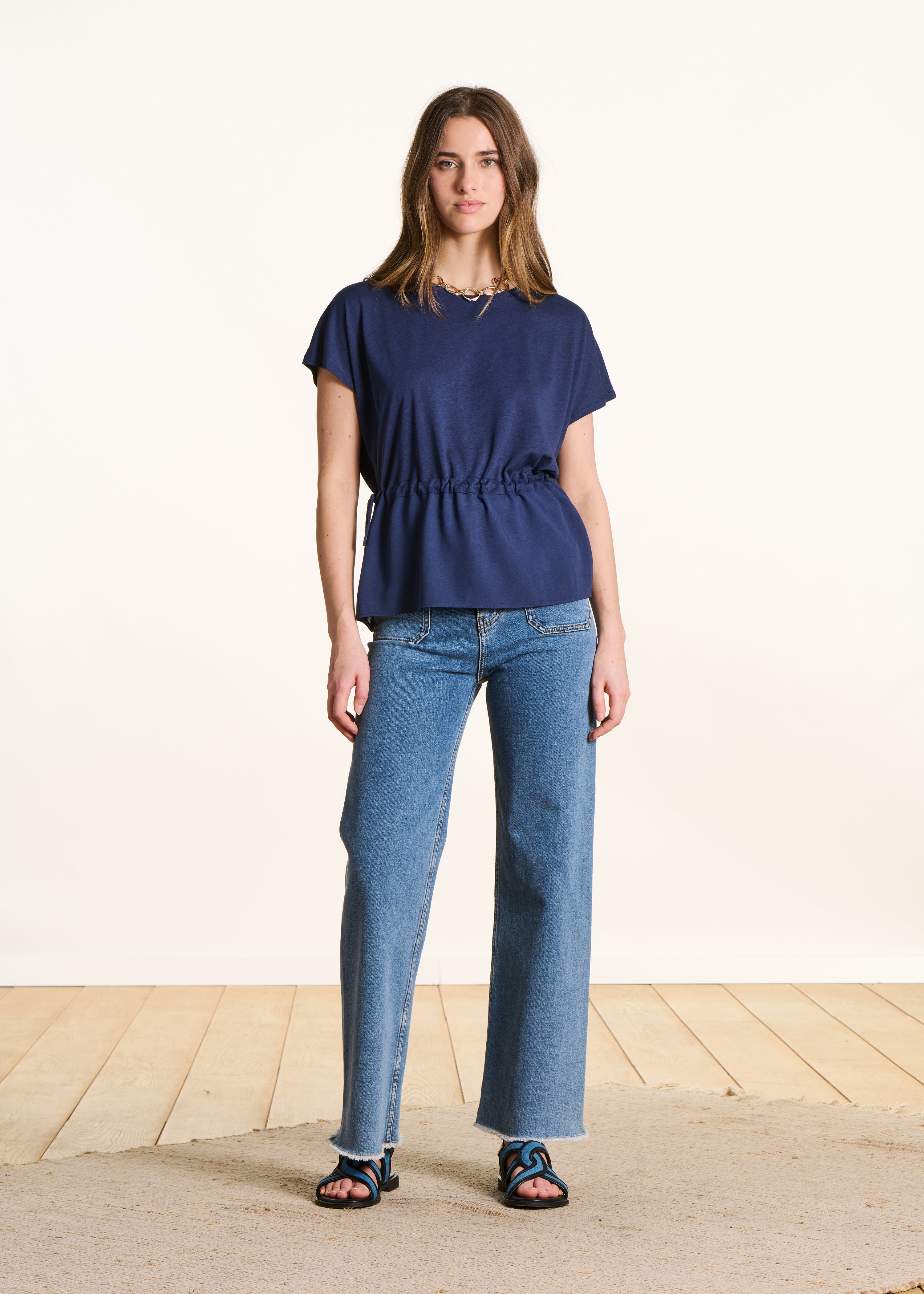 la-f-e-marabout-e-finesse-t-shirt-blau-weit-kordel image 2