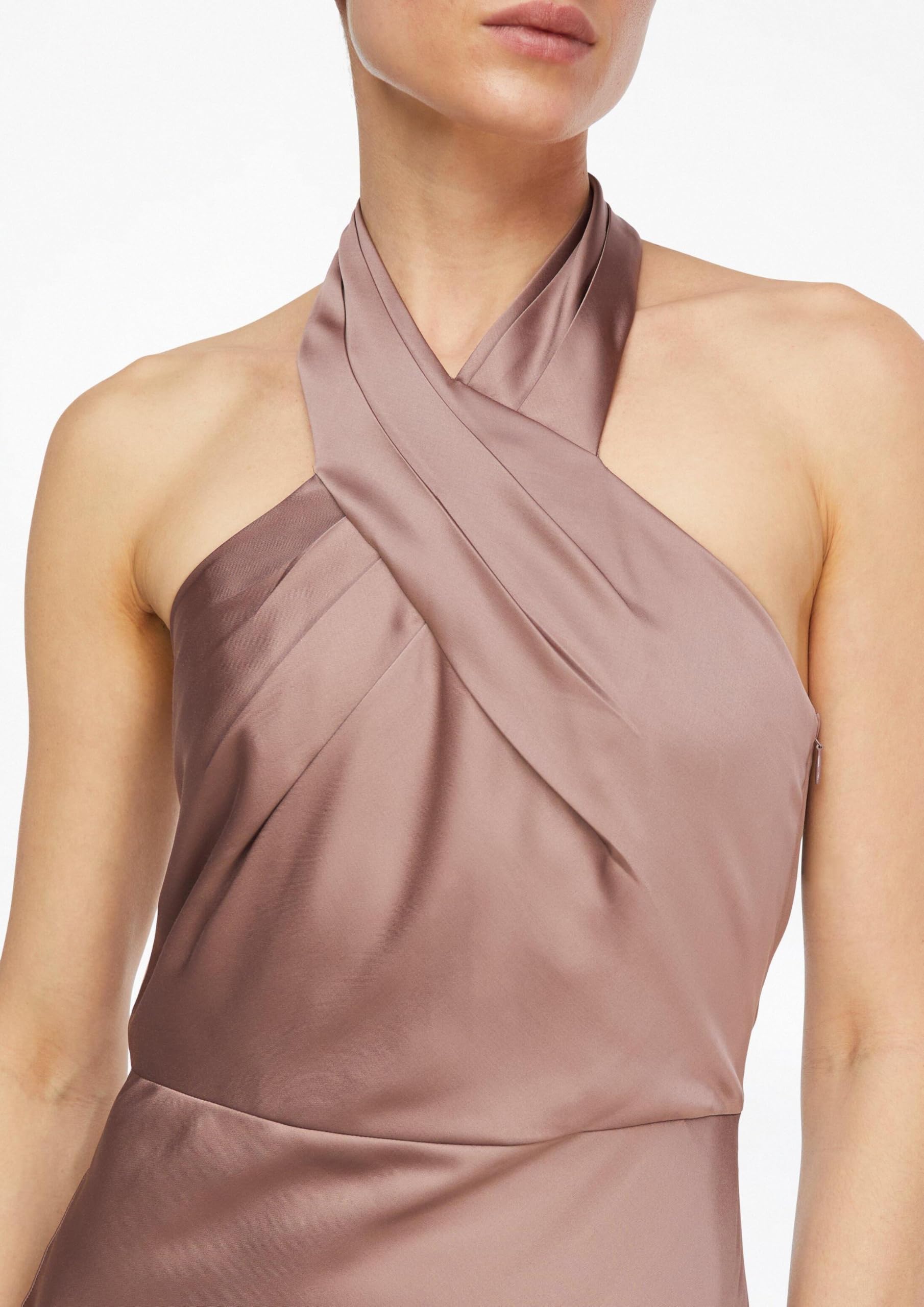 comma-satinkleid-neckholder-altrosa-gr-40 image 4