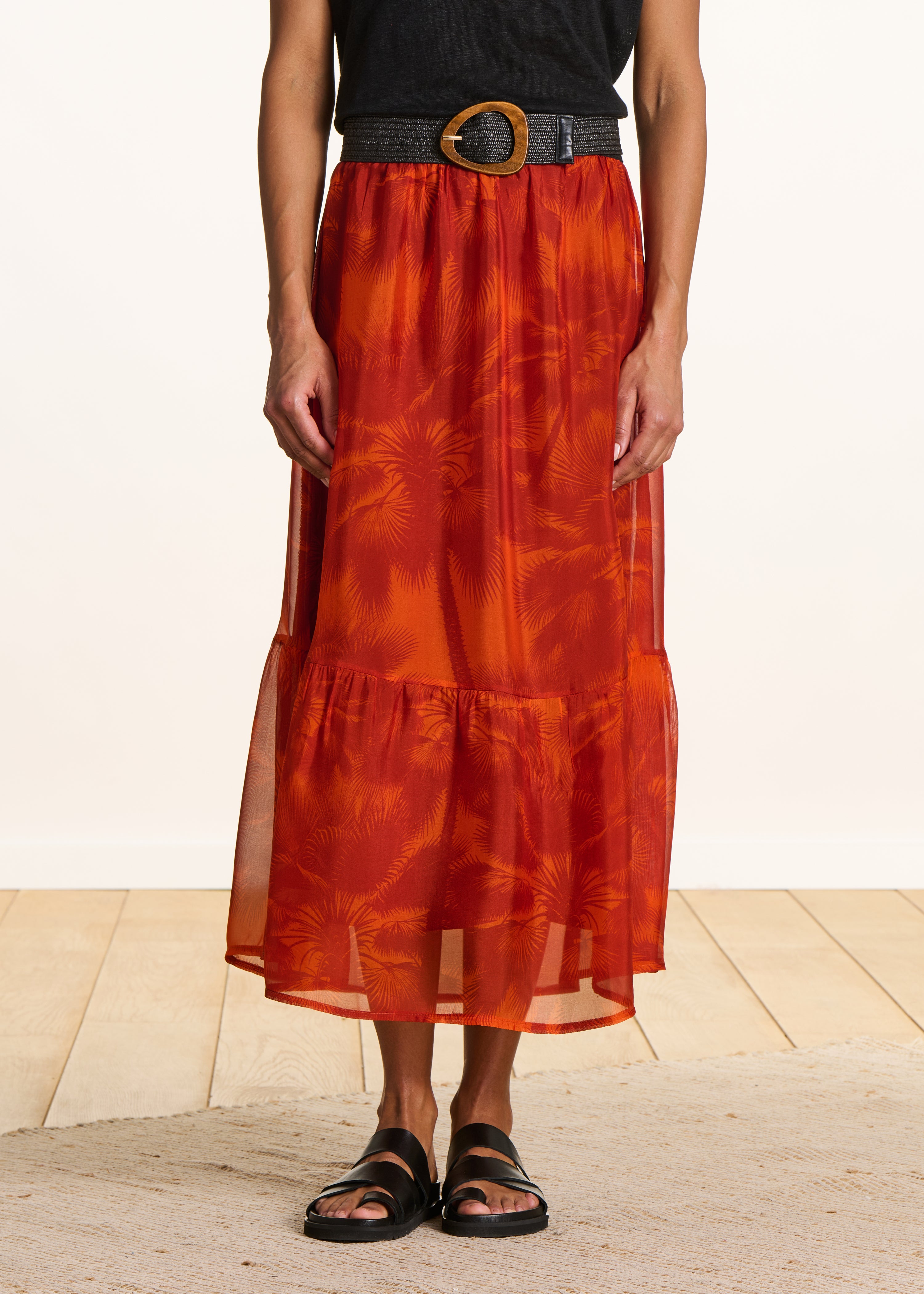 la-f-e-marabout-e-daurenz-rock-orange-midi-print image 2