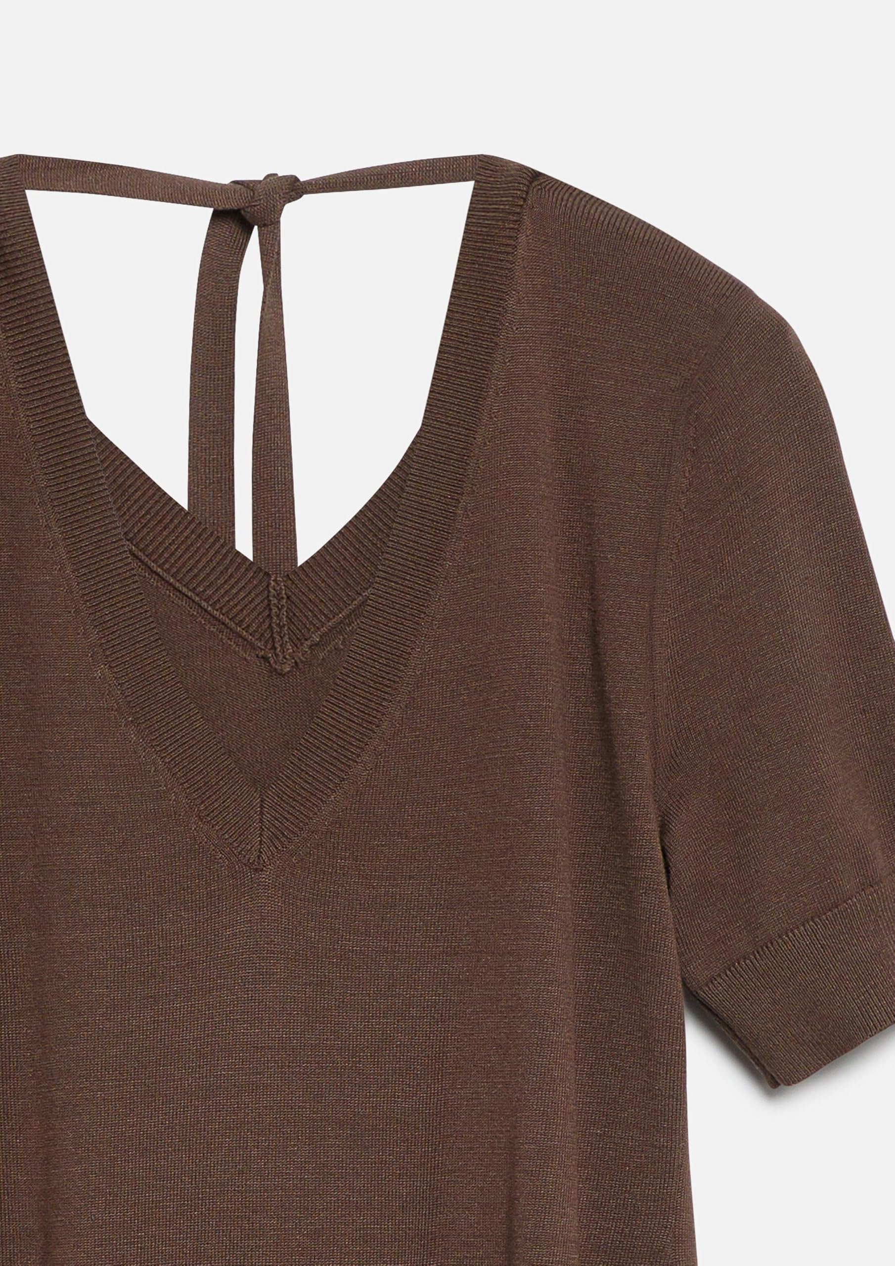 comma-knitwear-strickpullover-slim-fit-v-ausschnitt-gr-46-dunkelbraun image 5