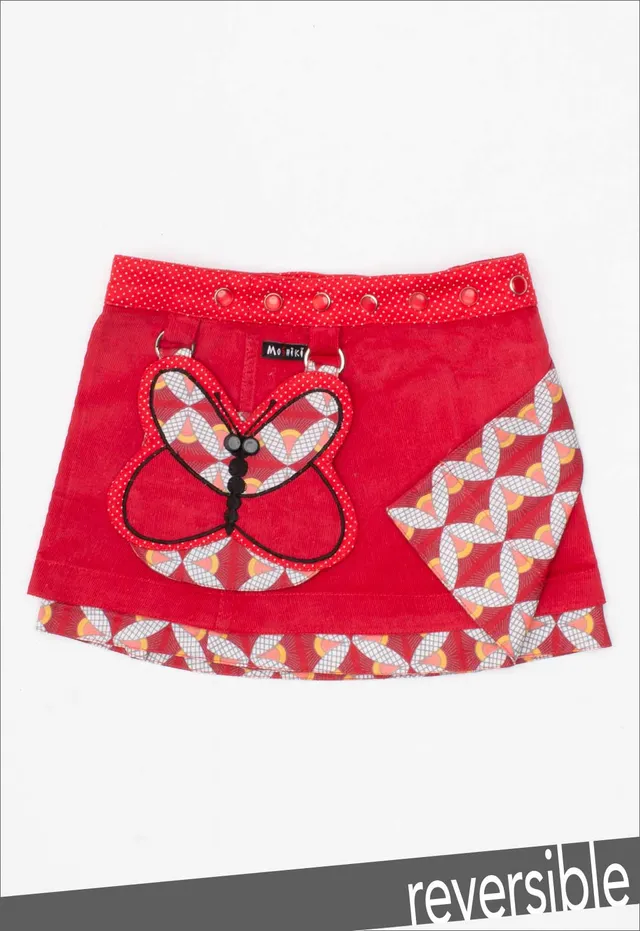 moshiki-hot-cookie-kids-2-cord-kinderrock-24cm-butterfly image 1