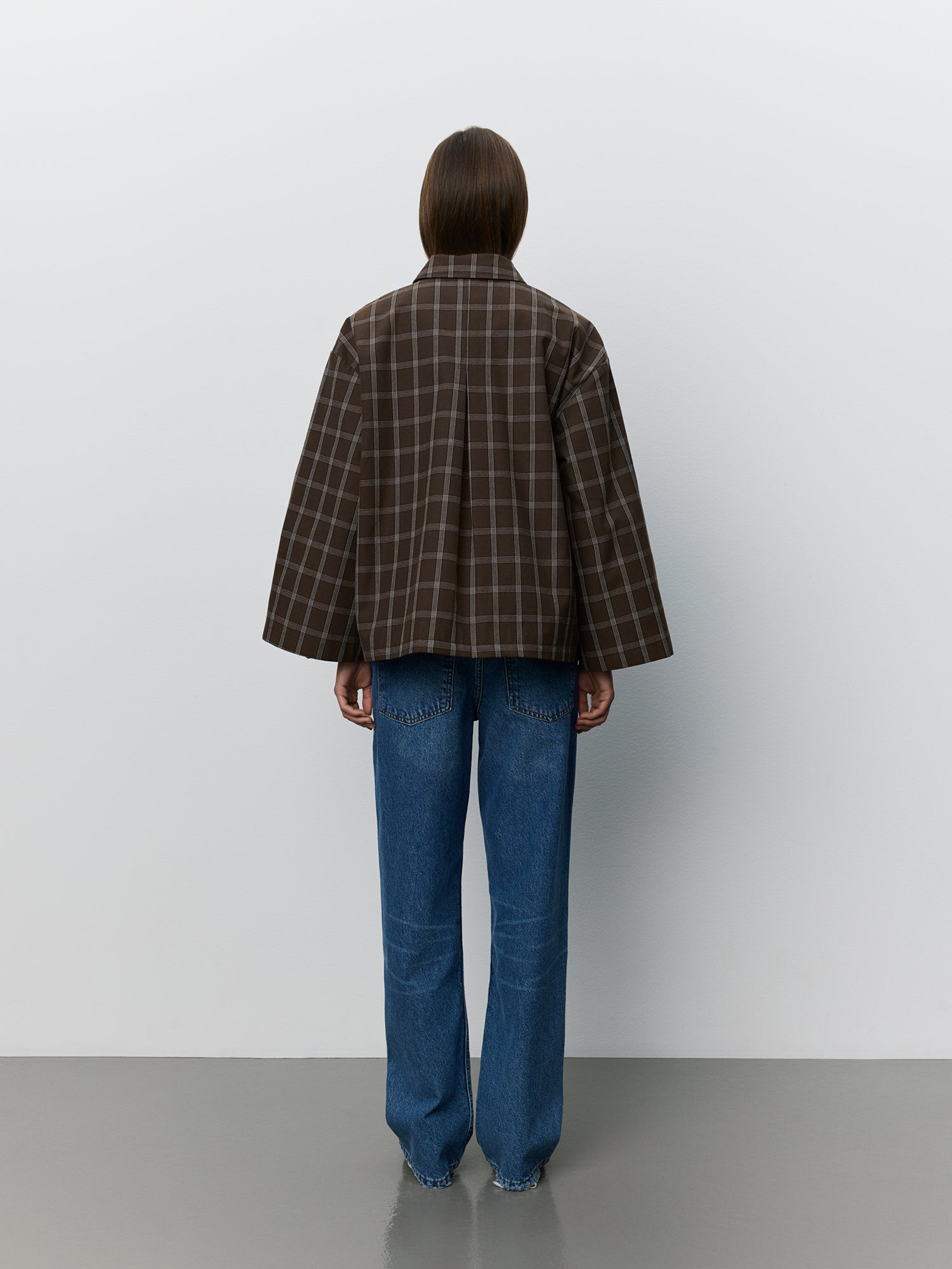 sofie-schnoor-women-agathasw-jacke-brown-check-baumwolle image 4