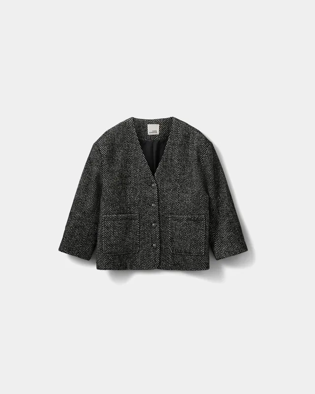 sofie-schnoor-women-aureliesw-jacke-off-white-black-wolle image 1